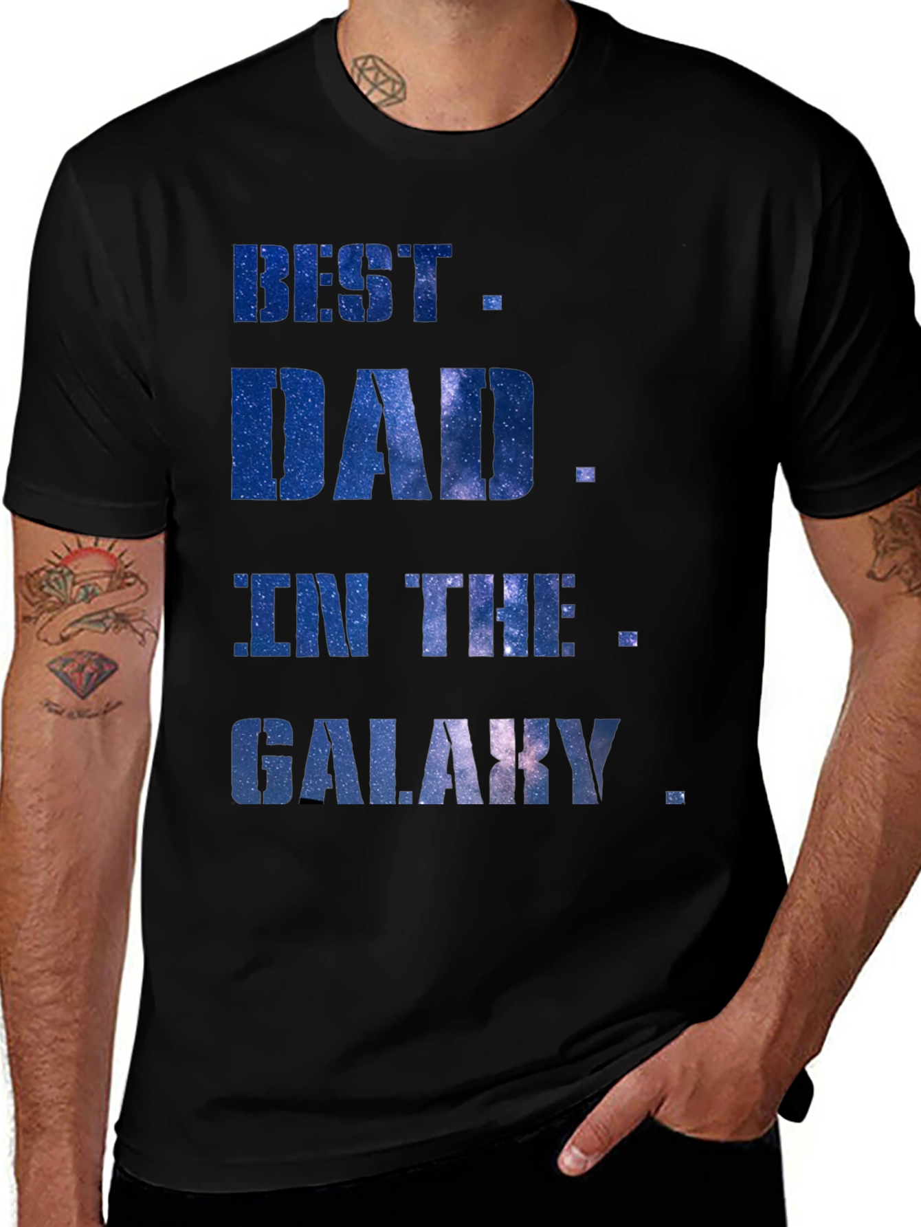 Variant 11 of Best Dad in the Galaxy T-Shirt