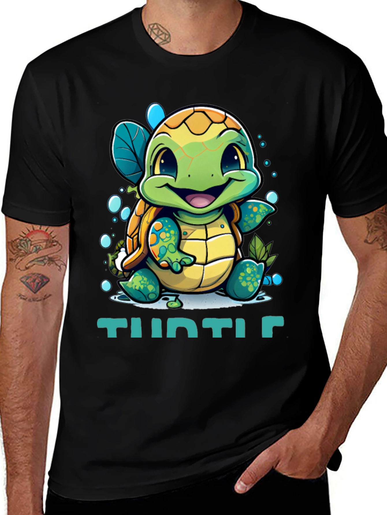 Variant 12 of Cute Cartoon Turtle T-Shirt
