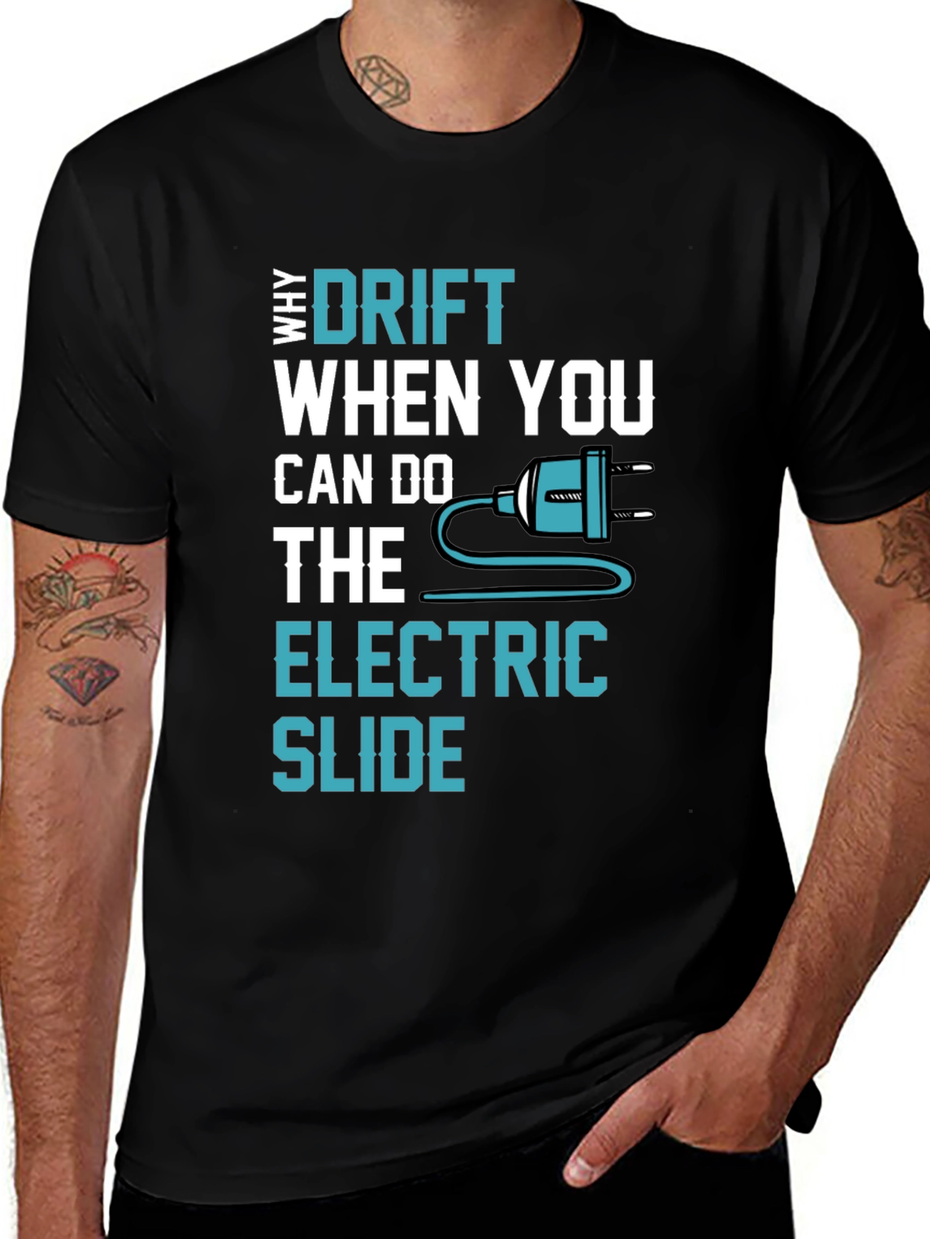Variant 26 of Electric Slide T-Shirt - Drift Alternative Graphic Tee