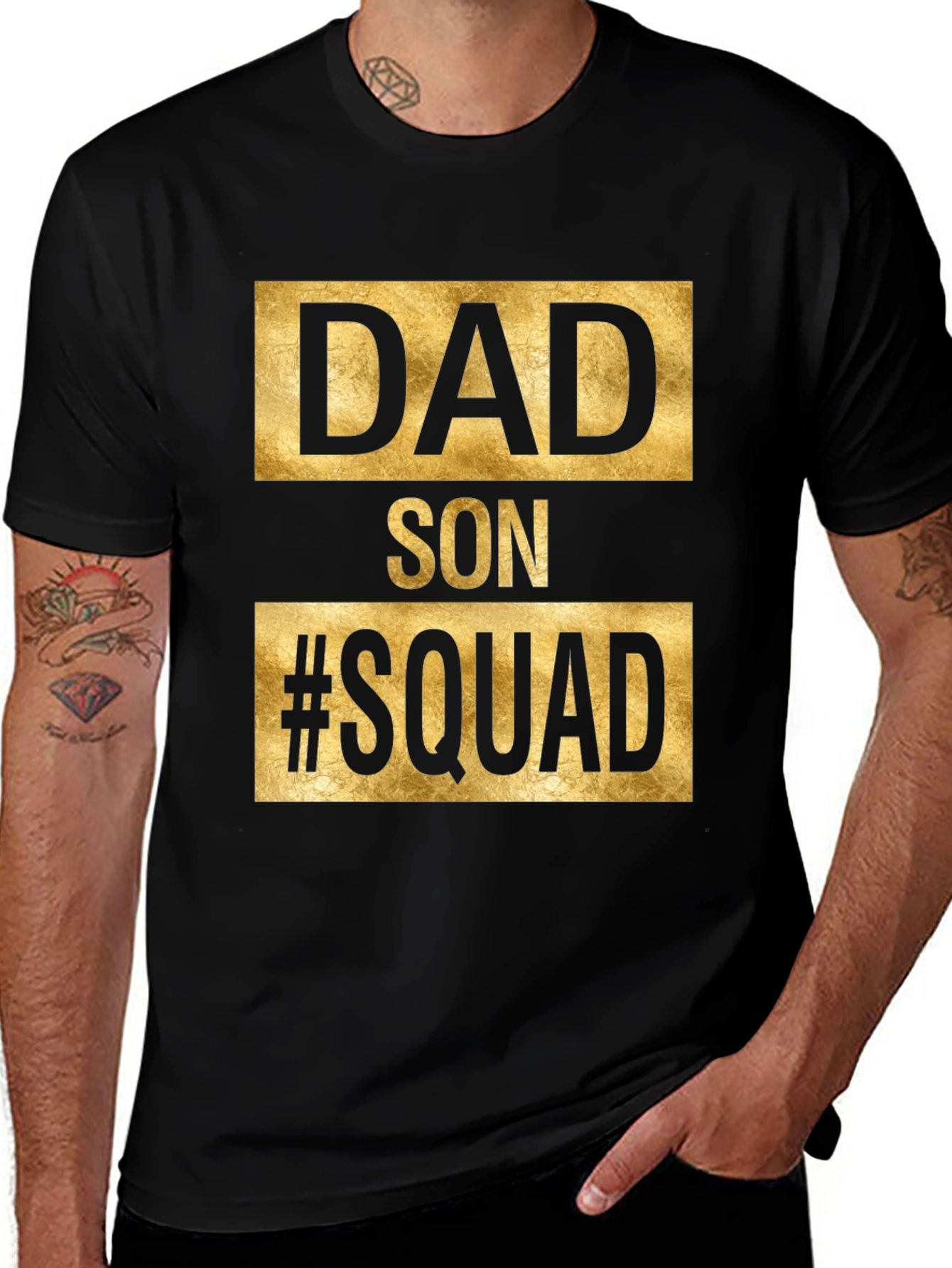 Variant 2 of Dad Son Squad Matching T-Shirt