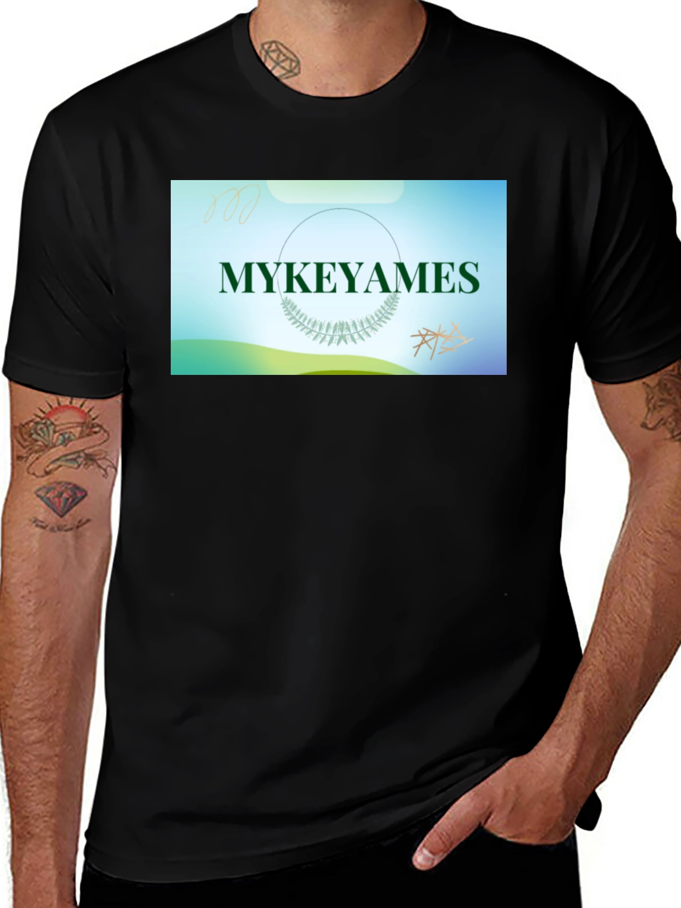 Variant 7 of Mykeyames Graphic Tee - Trendy Casual Wear