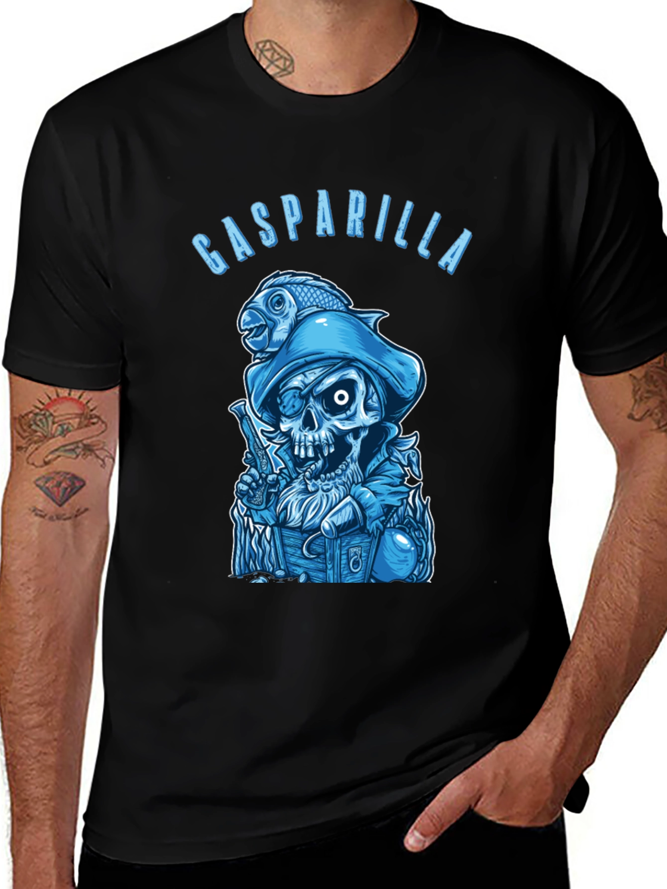 Gaspilla Pirate Skull T-Shirt