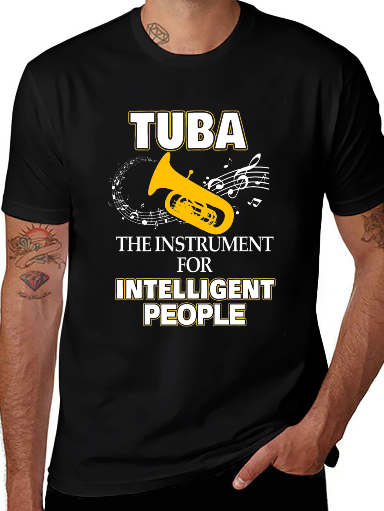 Tuba Instrument for Intelligent People T-Shirt