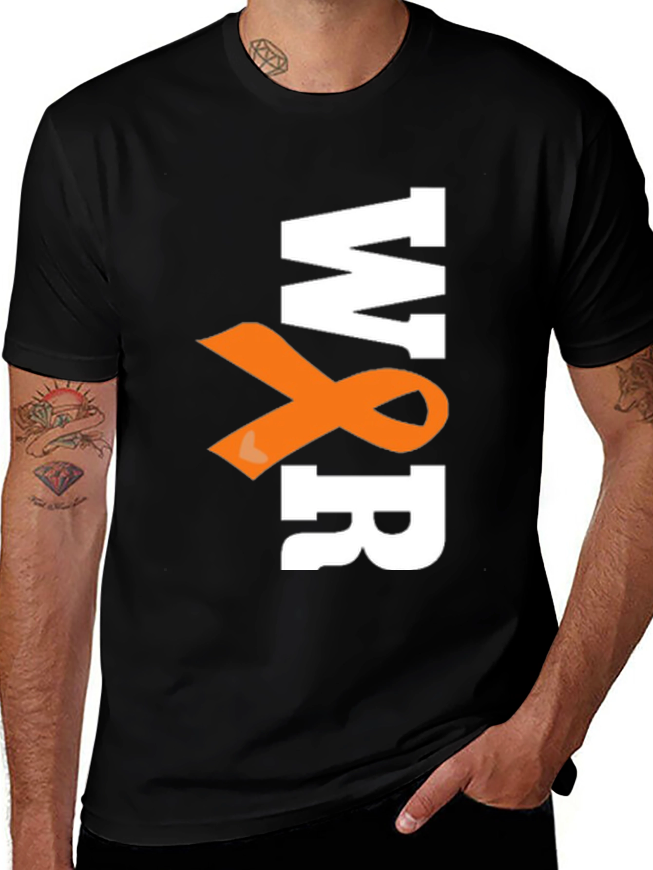Variant 24 of W&R Awareness Ribbon Graphic Tee - Black