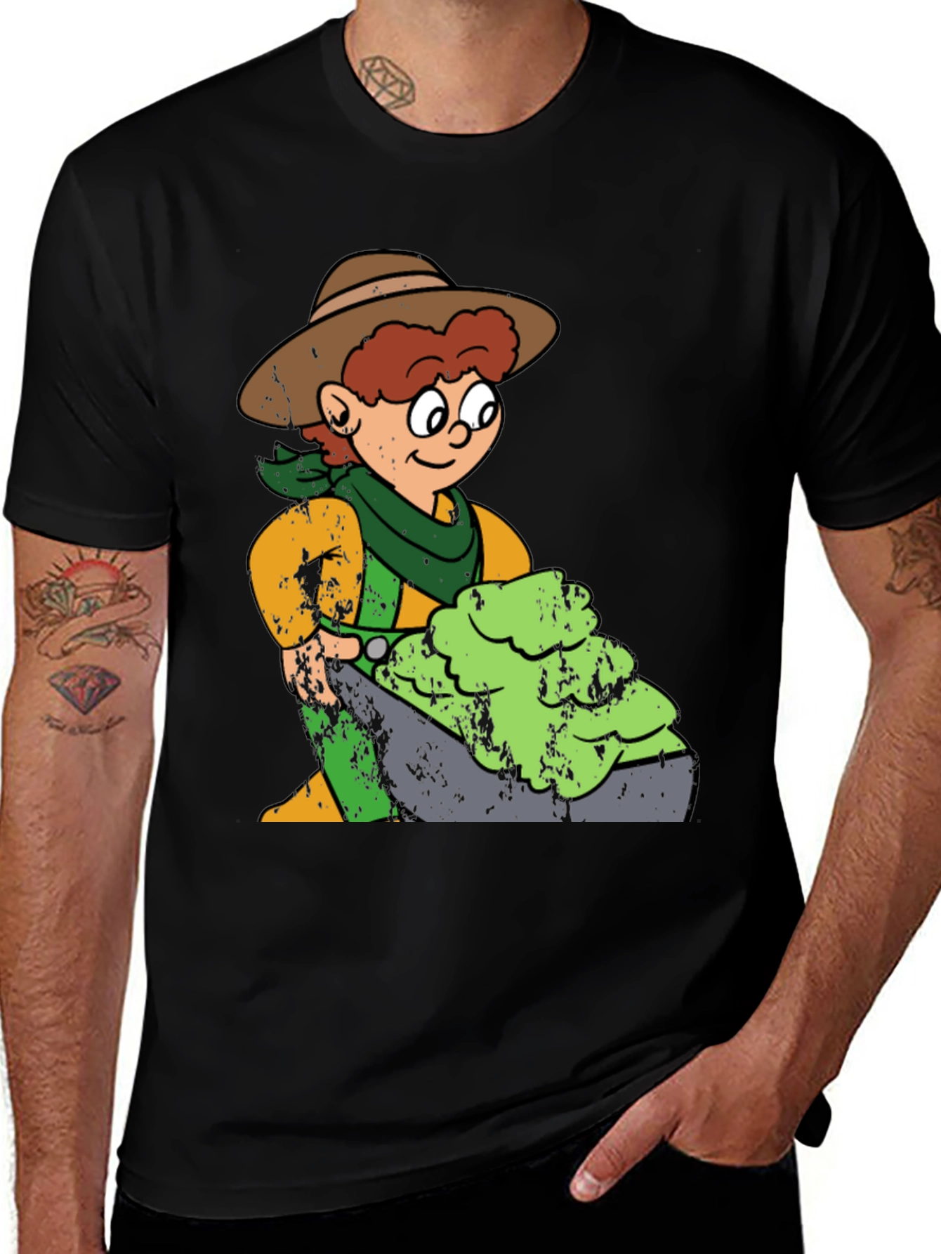 Cartoon Cowboy T-Shirt