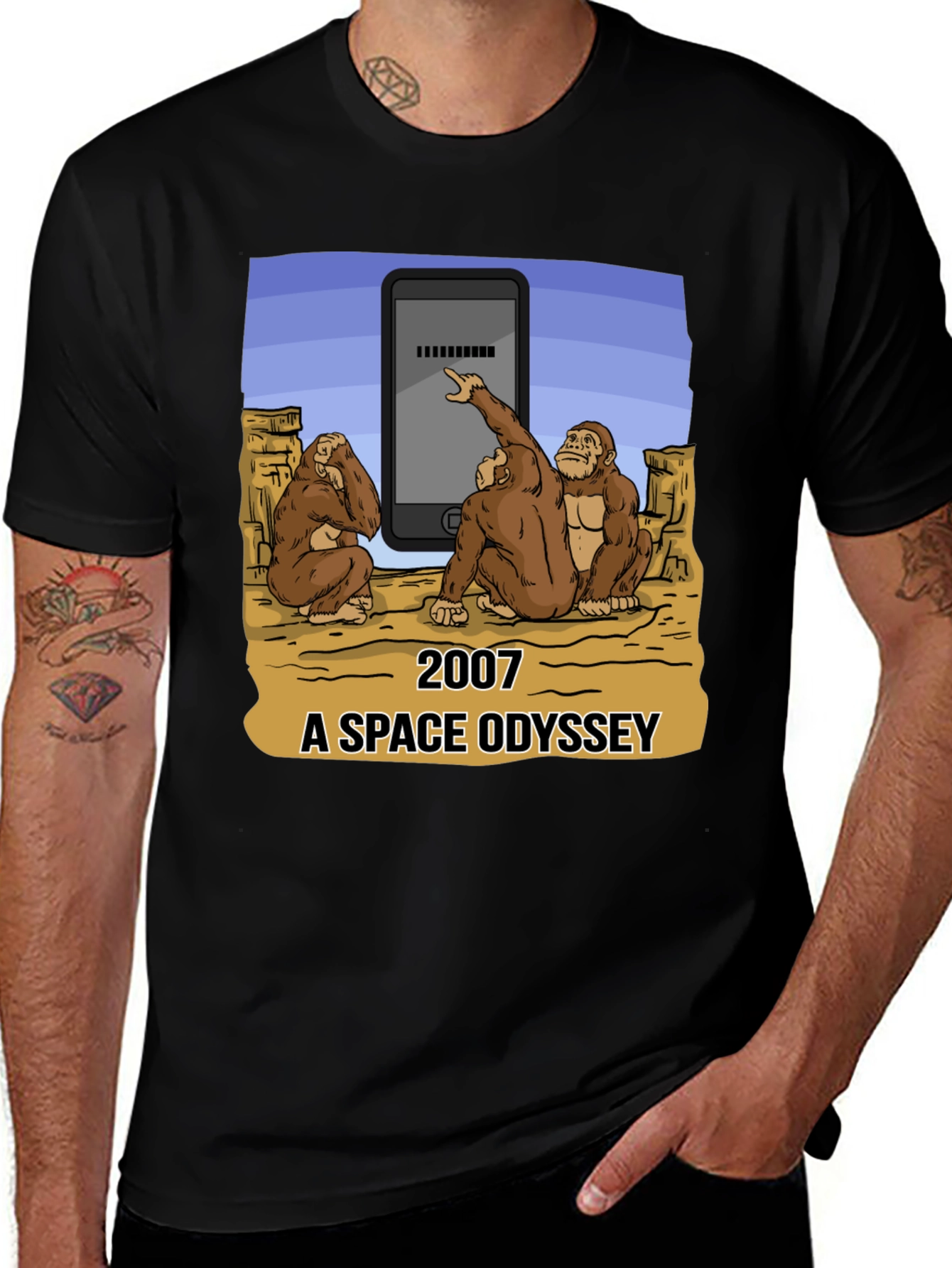 2007 A Space Odyssey T-Shirt - Evolution of Technology