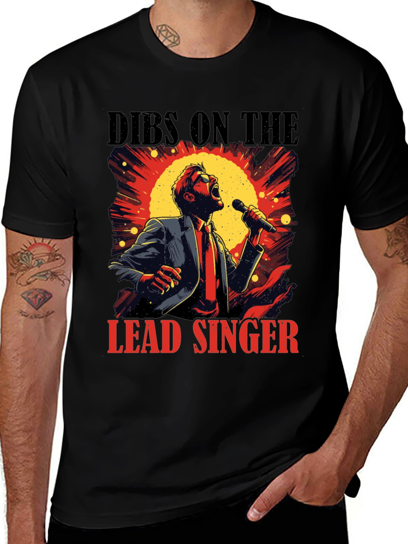 Variant 17 of Dibs on the Lead Singer Graphic Tee