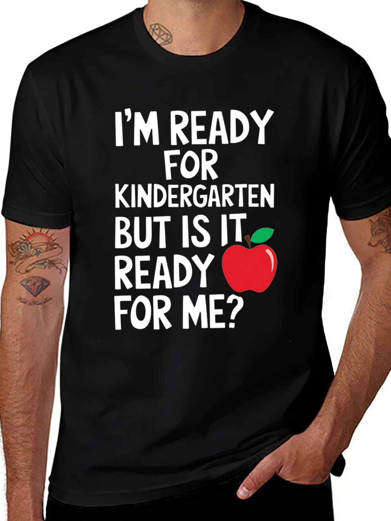 Variant 10 of Ready for Kindergarten Graphic Tee