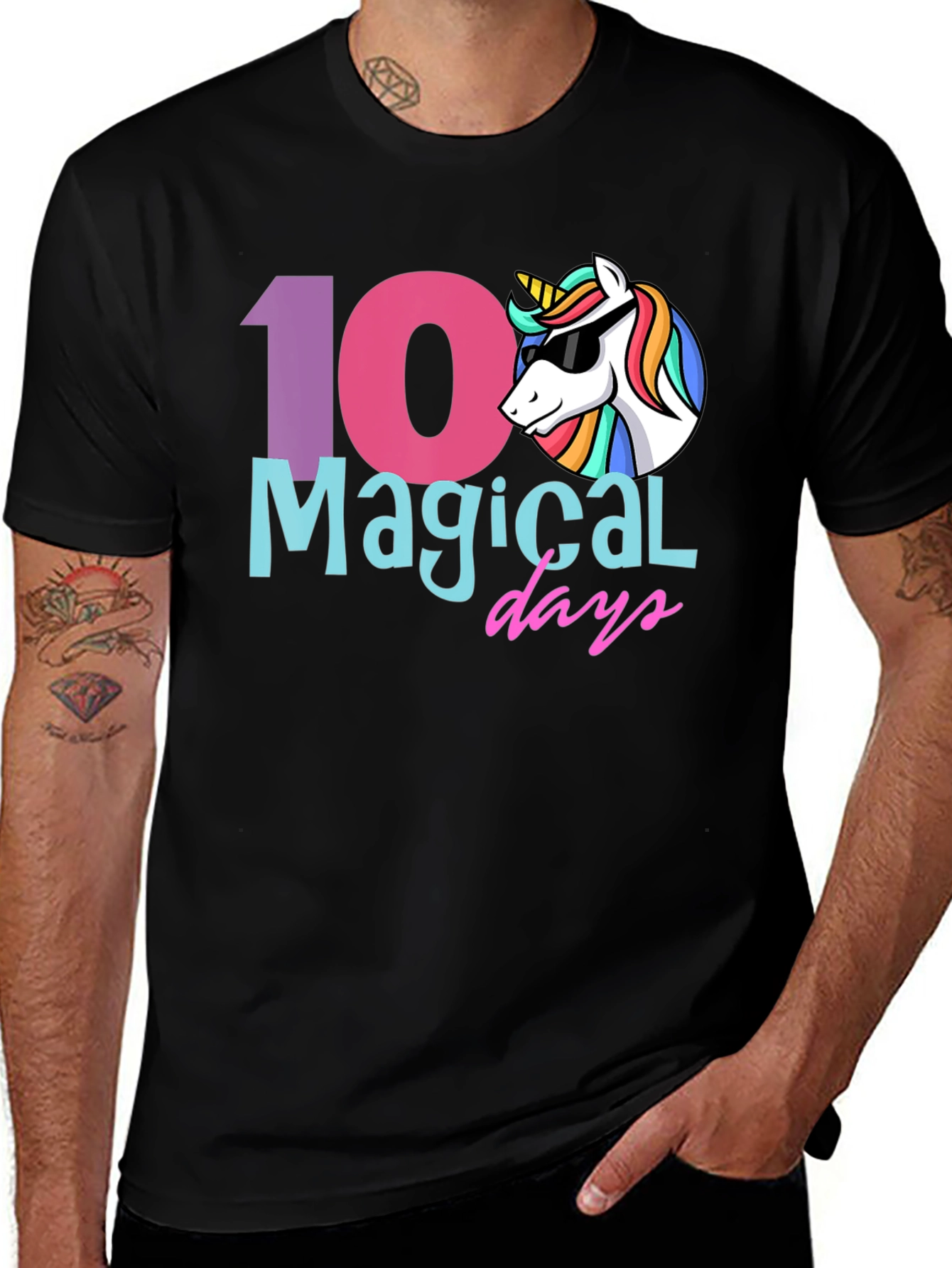 Variant 8 of 100 Magical Days Unicorn T-Shirt