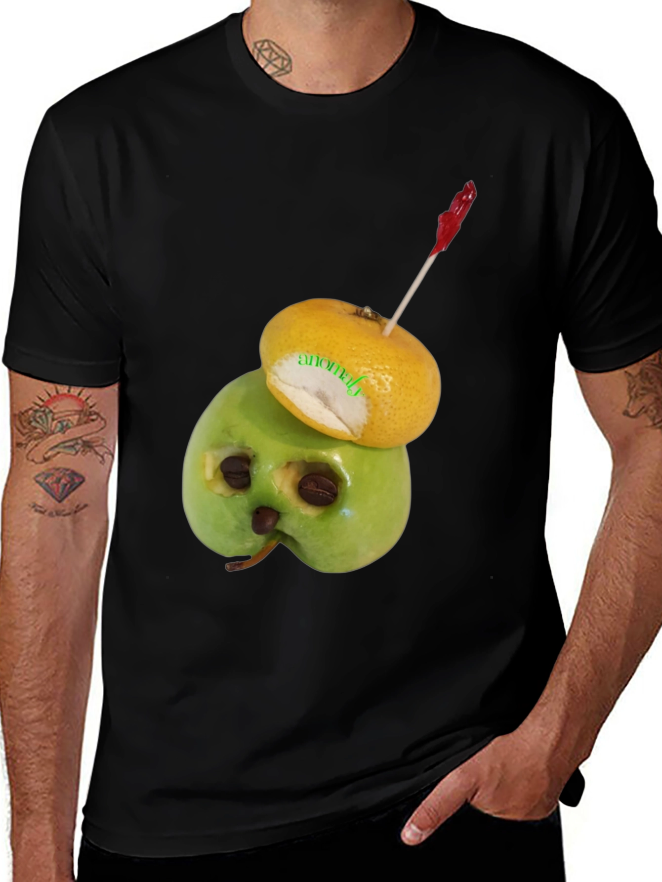 Variant 28 of Fruit Face Graphic T-Shirt - Quirky & Unique!