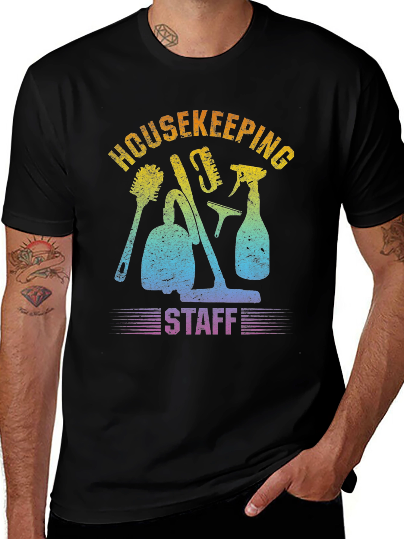 Variant 29 of Housekeeping Staff T-Shirt - Cleaning Crew Apparel