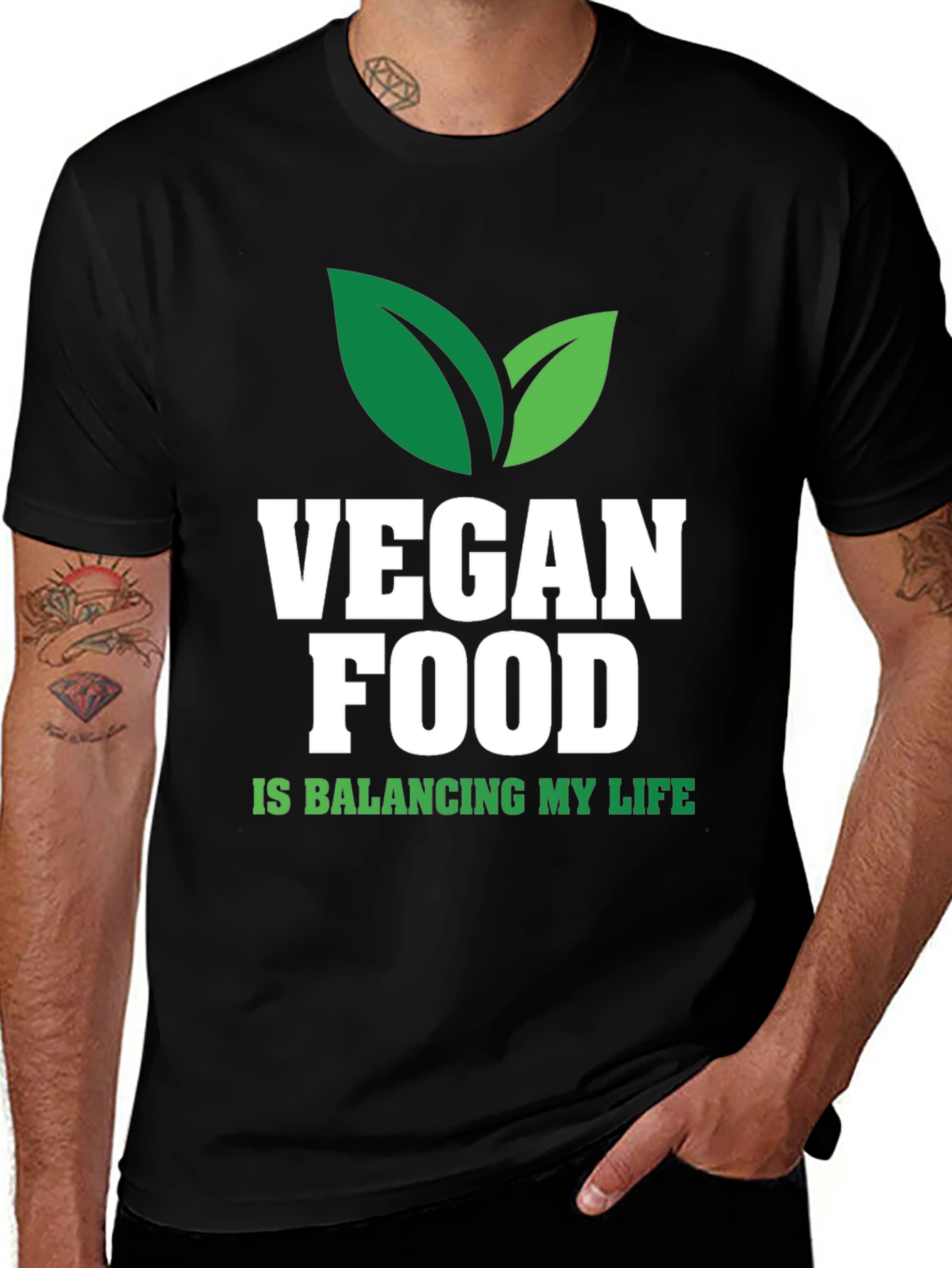 Vegan Food Balancing Life T-Shirt