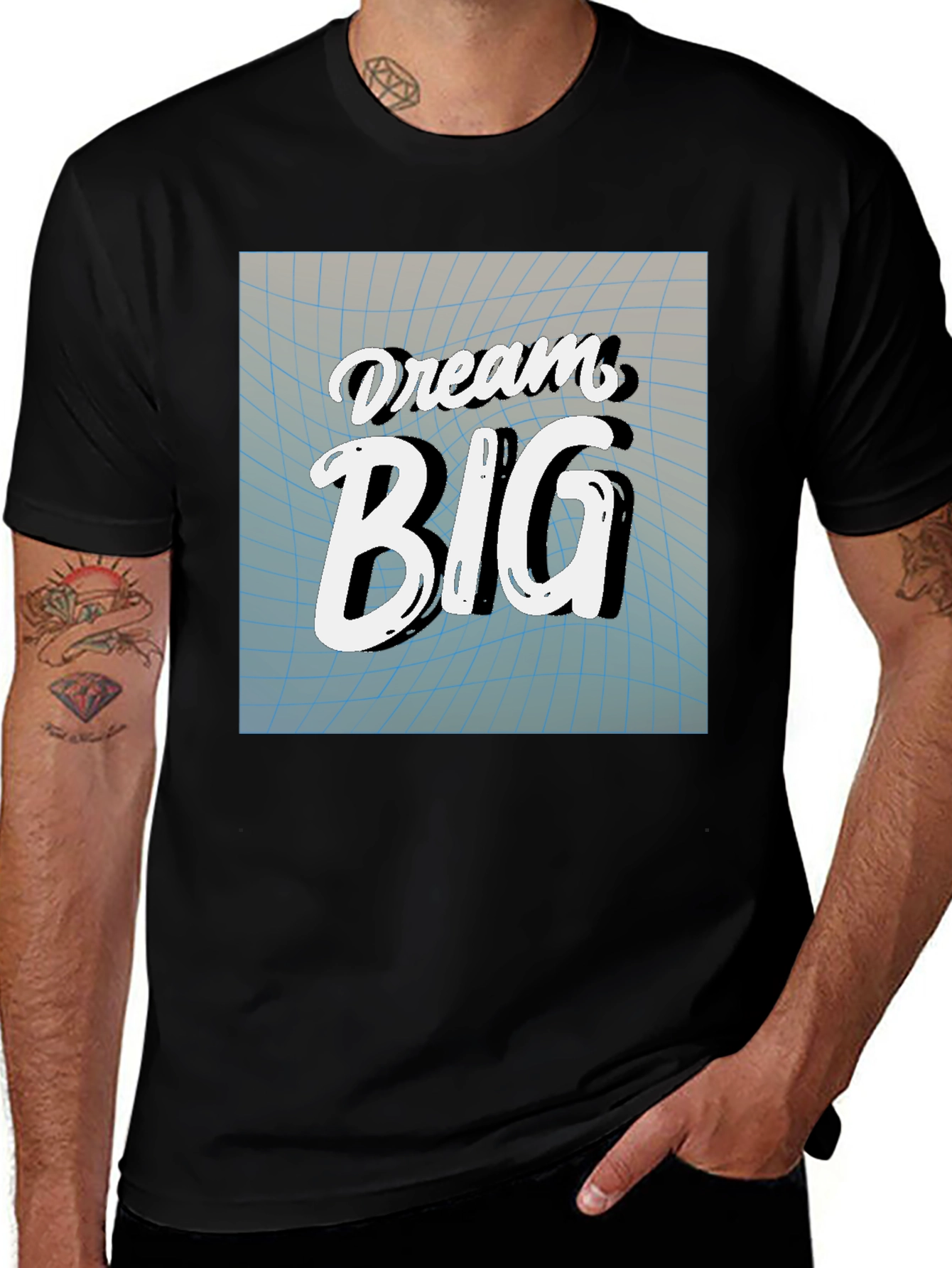 Variant 6 of Dream Big Black T-Shirt