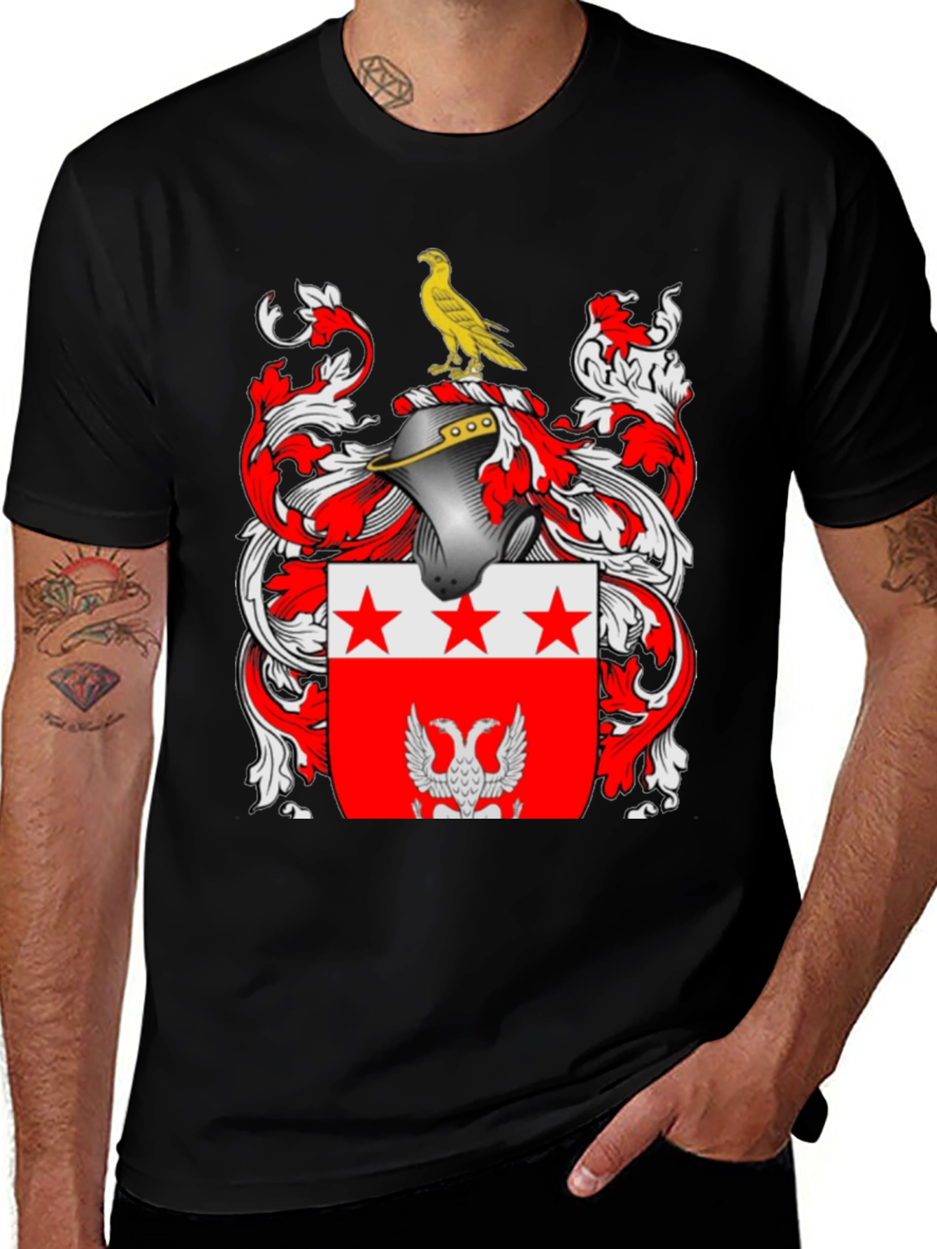 Variant 10 of Heraldic Eagle Crest T-Shirt