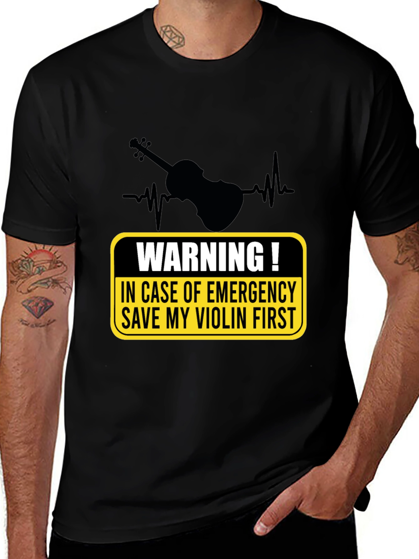 Variant 27 of Save My Violin First T-Shirt Musician Gift
