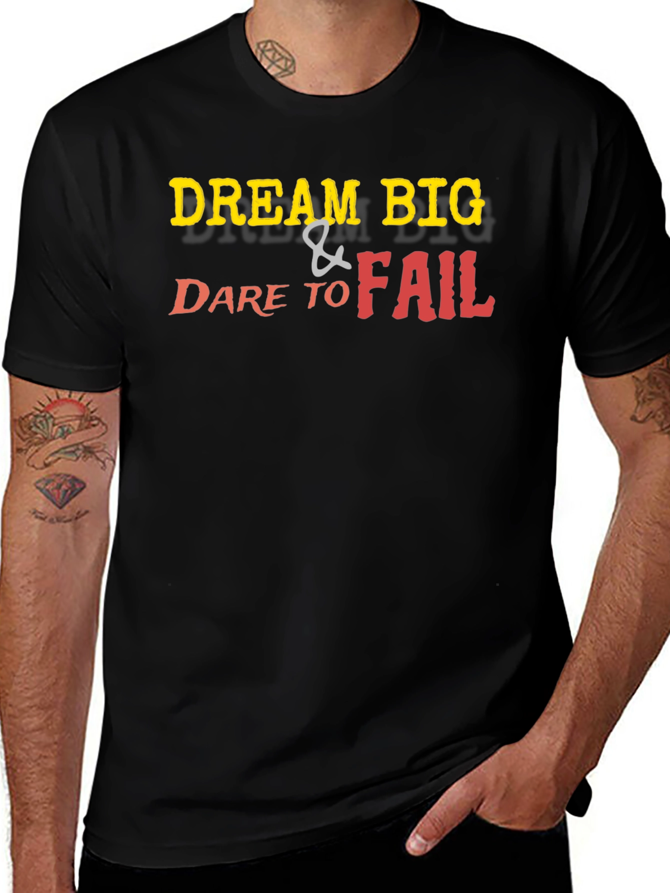Variant 9 of Dream Big & Dare to Fail Graphic Tee