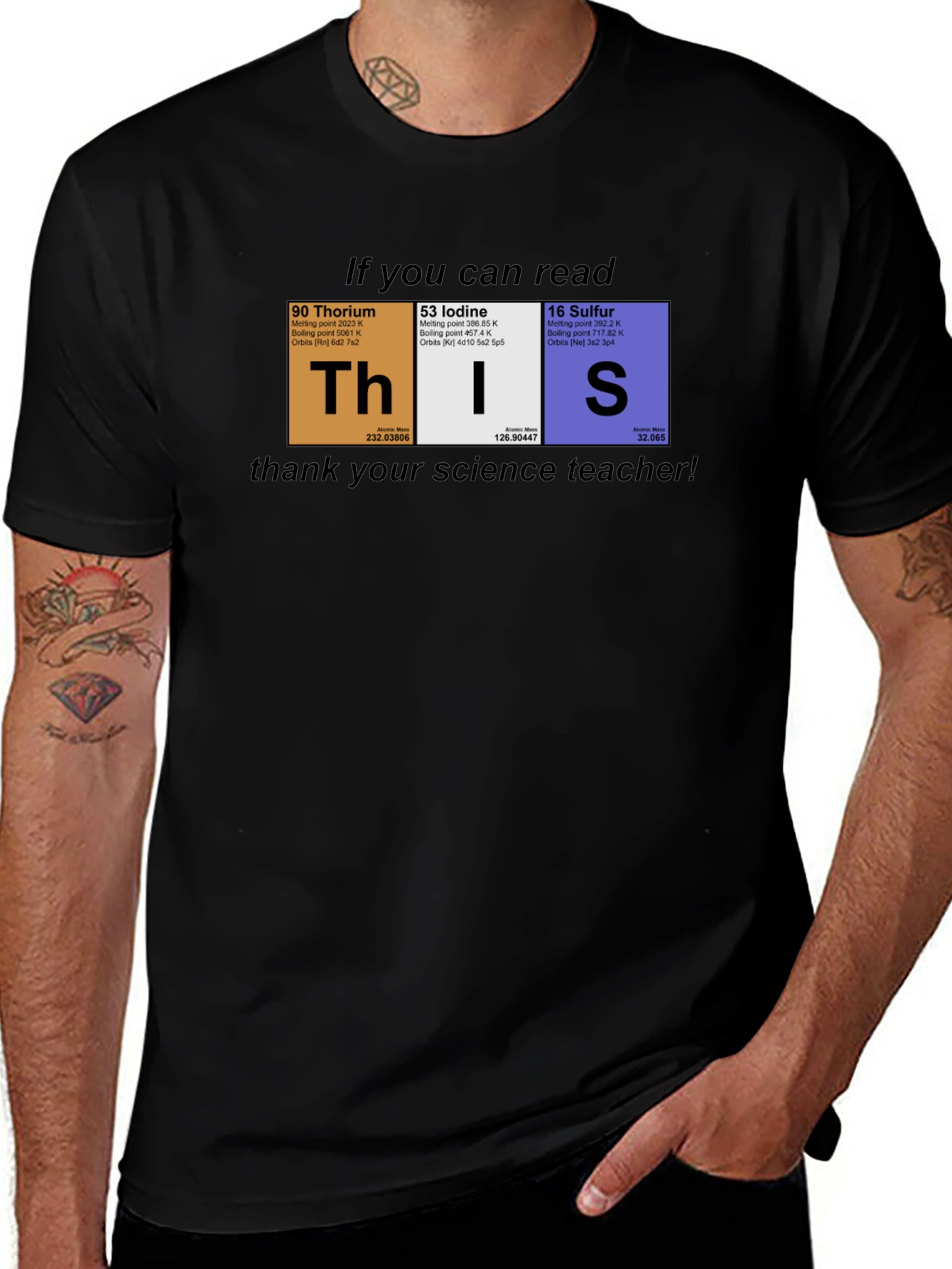 Science Teacher Periodic Table T-Shirt