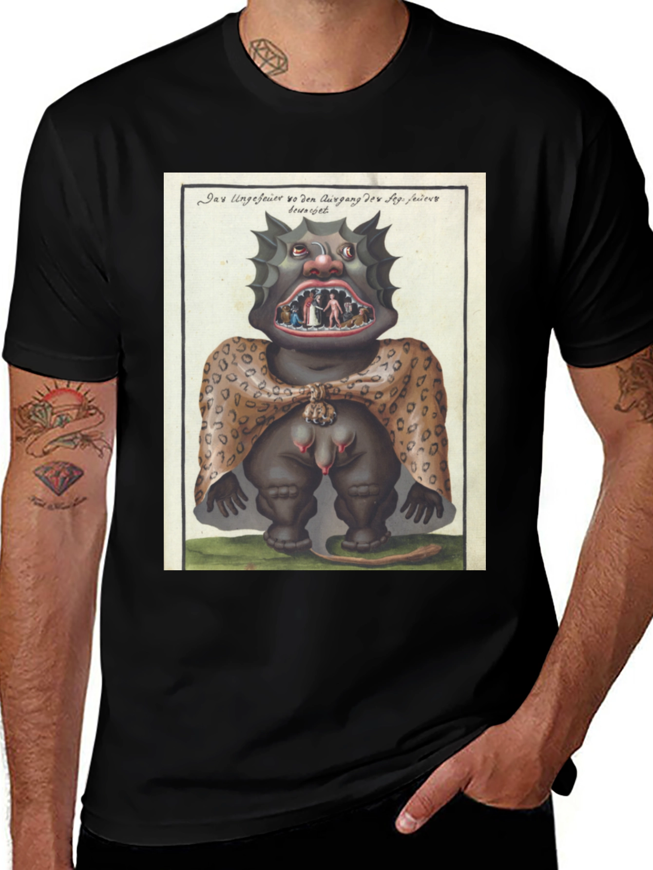 Variant 8 of Grotesque Monster Art Tee