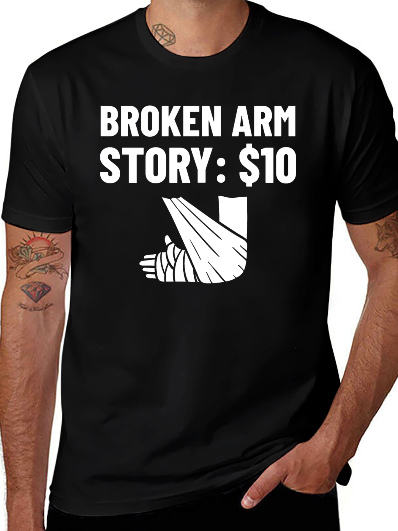Variant 2 of Broken Arm Story Graphic Tee