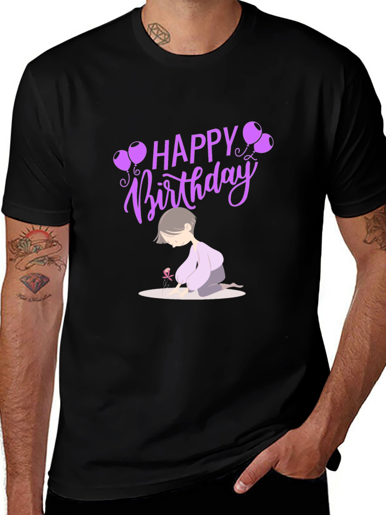 Variant 23 of Happy Birthday Graphic Tee