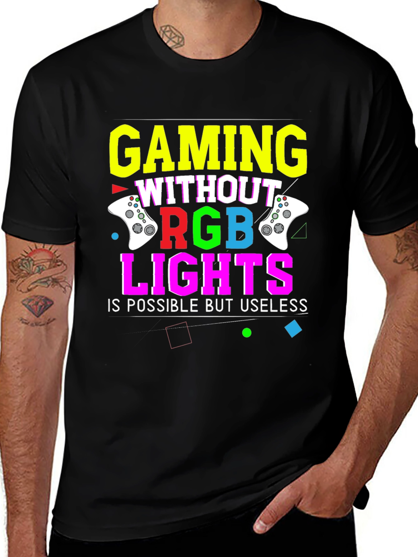 Variant 30 of Gaming Without RGB Lights T-Shirt