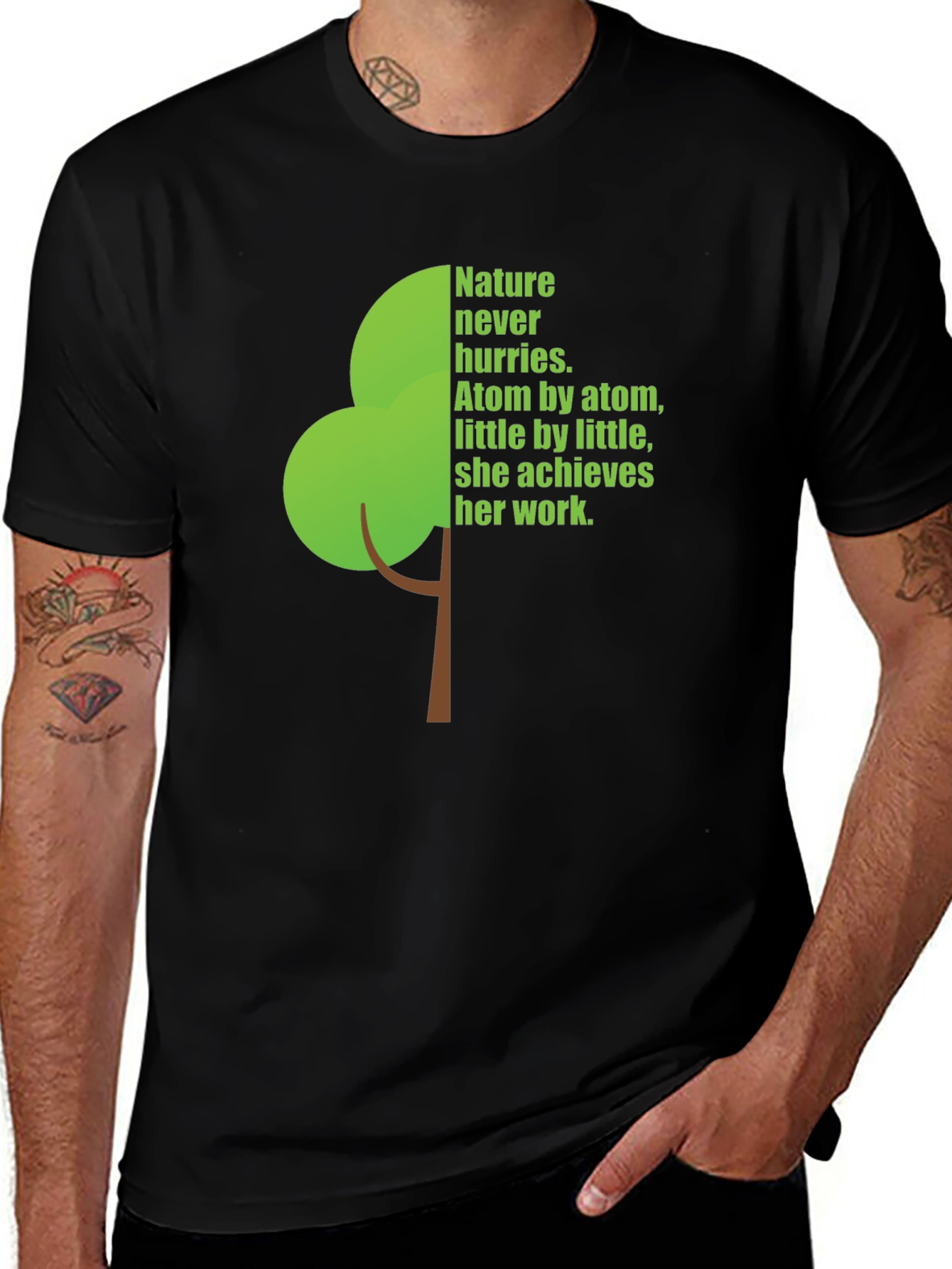 Variant 20 of Nature Never Hurries Graphic Tee