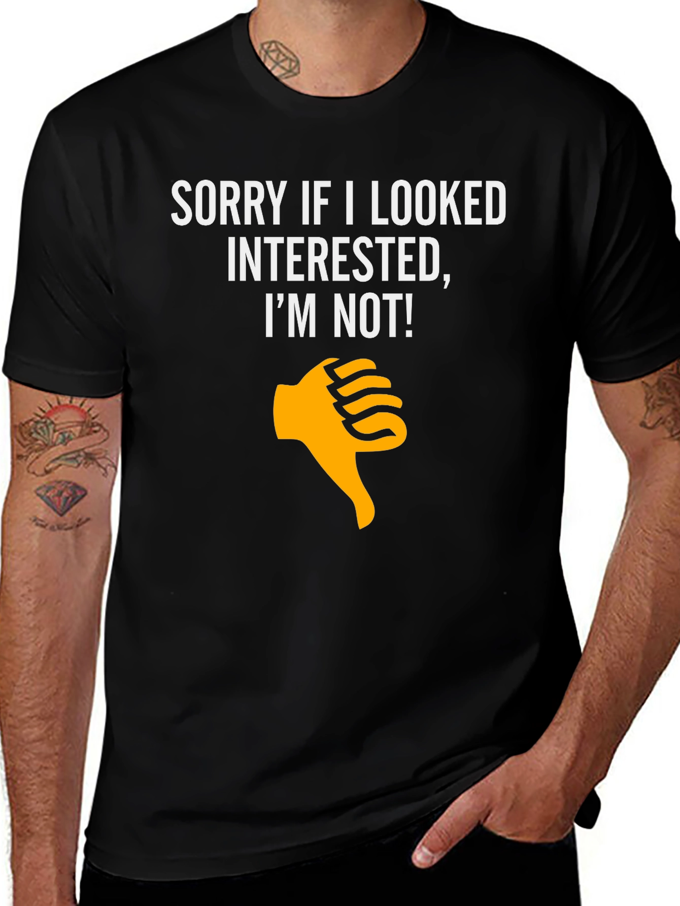 Variant 27 of Sorry I Looked Interested T-Shirt
