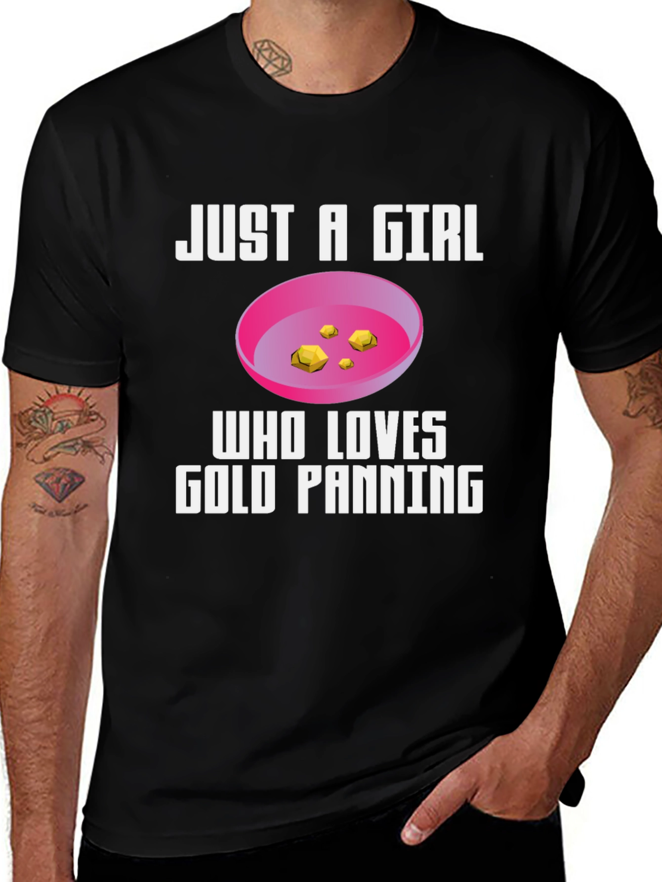 Variant 22 of Just A Girl Who Loves Gold Panning T-Shirt