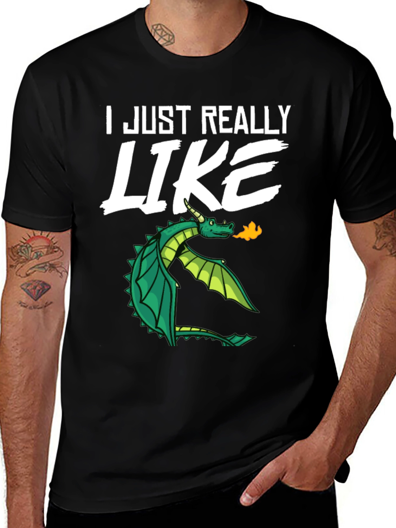 Dragon Lover Tee - I Just Really Like Dragons