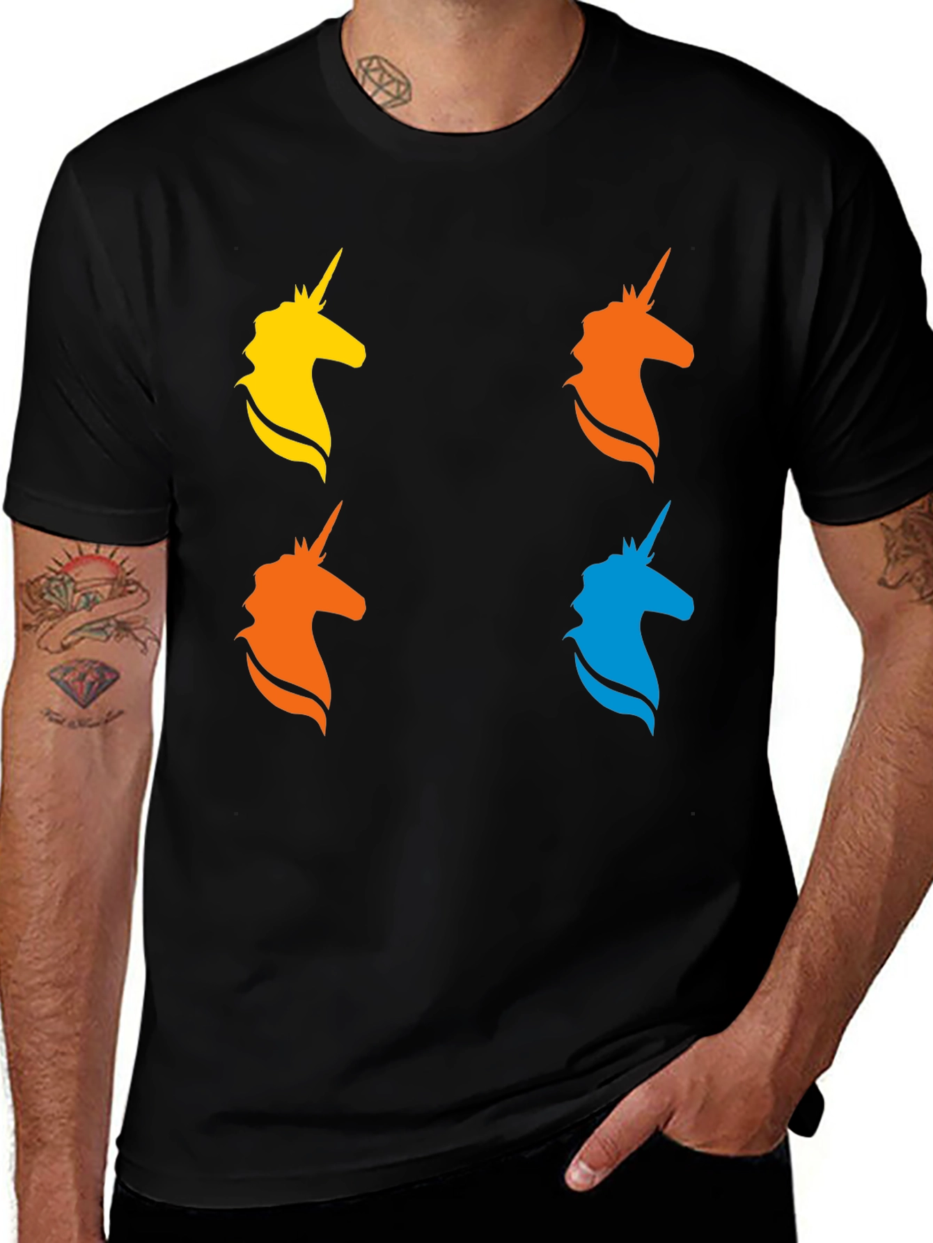 Variant 23 of Unicorn Pop Art T-Shirt - Graphic Tee