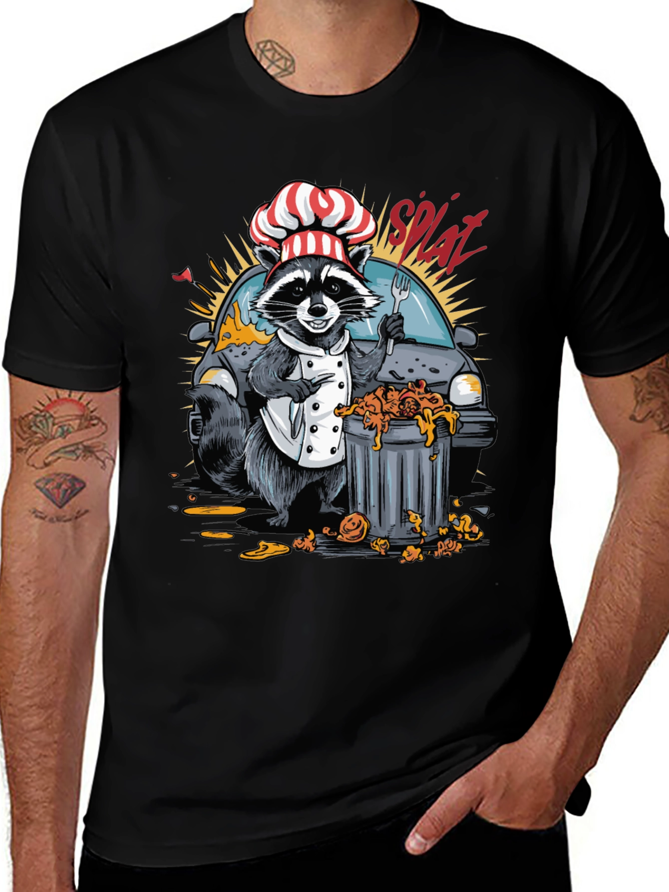 Variant 22 of Trash Bandit Chef Graphic Tee