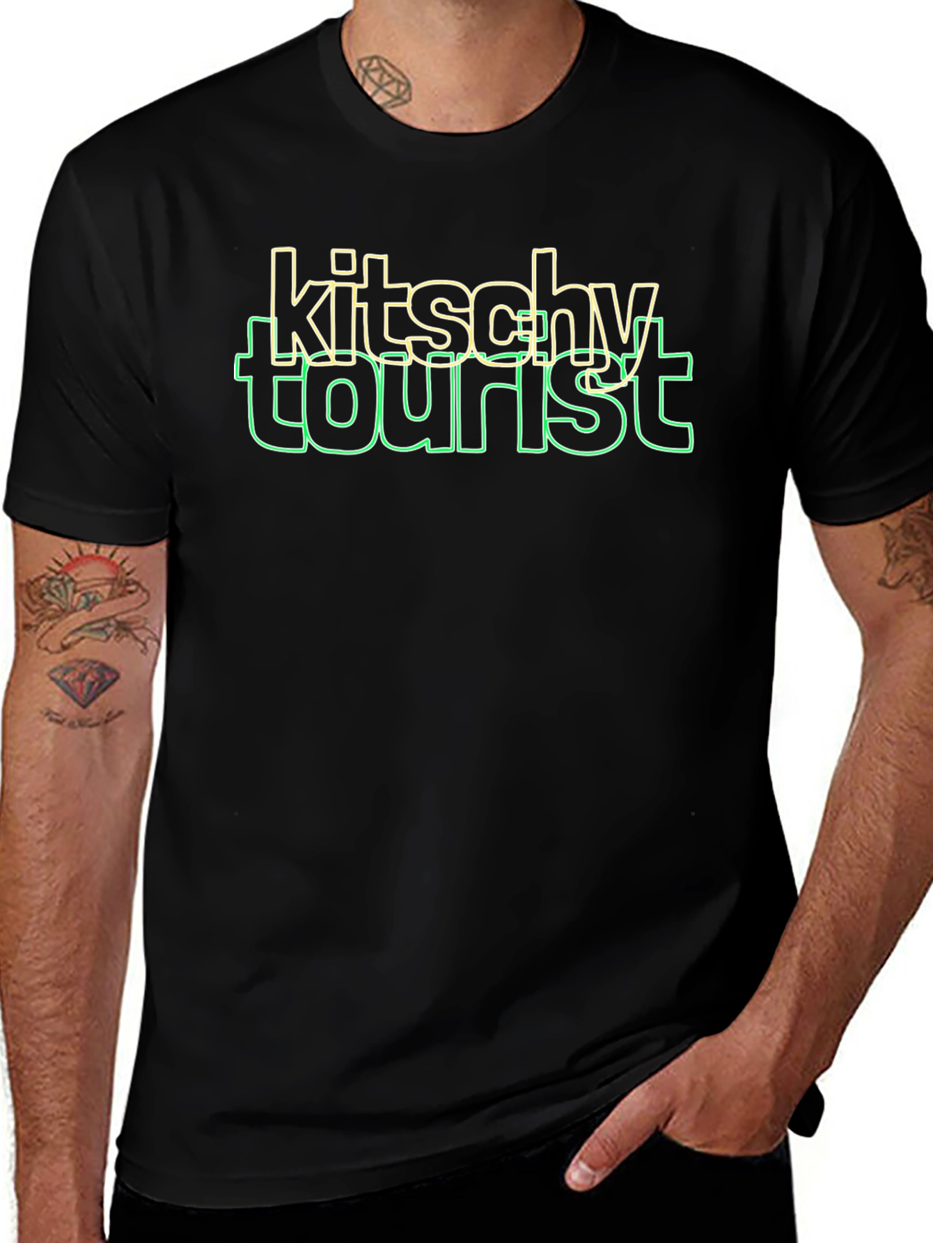 Variant 13 of Kitsch Tourist Graphic T-Shirt - Unique Design