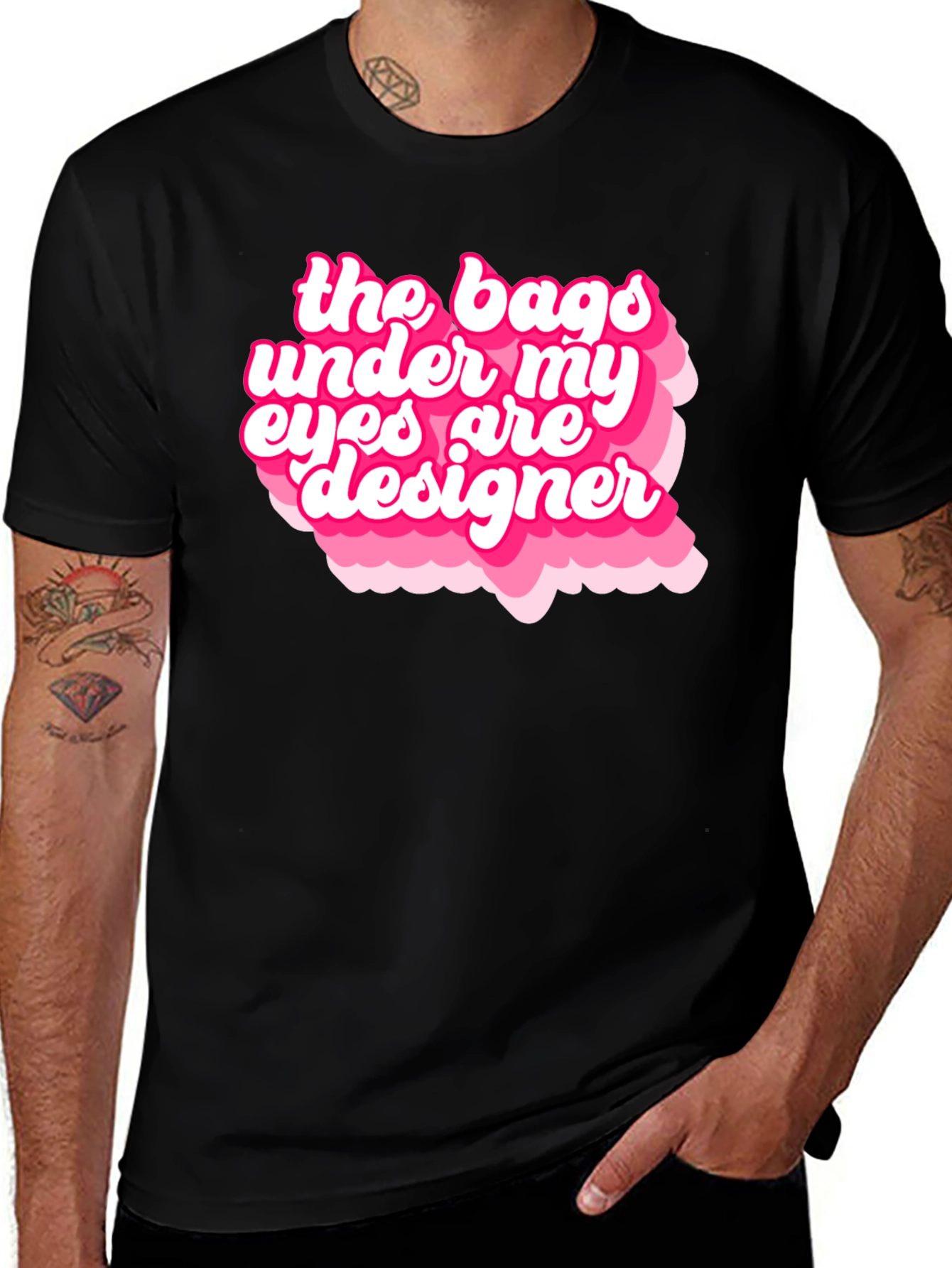 Variant 23 of Designer Bags Under My Eyes Graphic T-Shirt