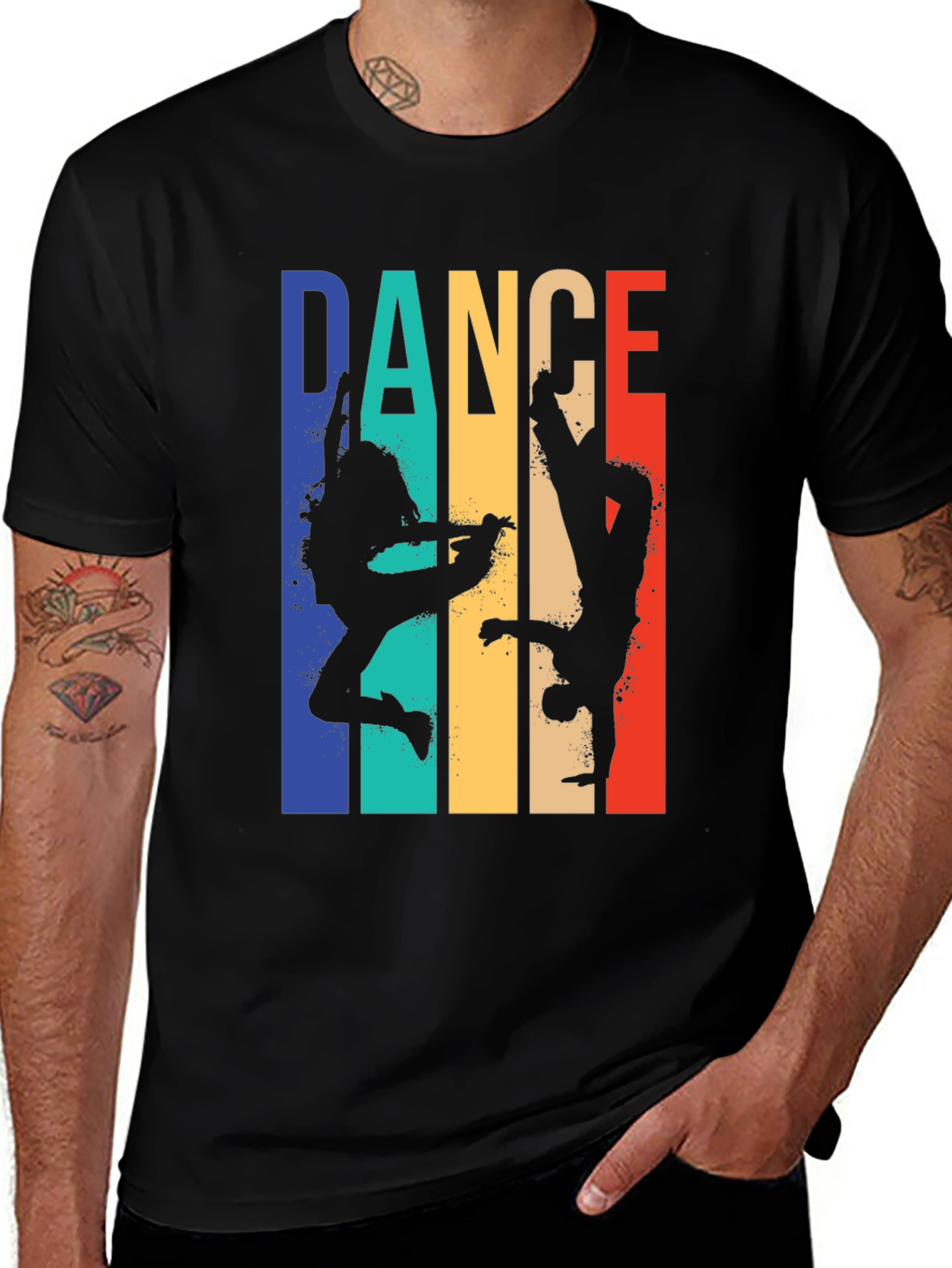 Variant 19 of Retro Dance Graphic Tee - Unisex Cotton T-Shirt