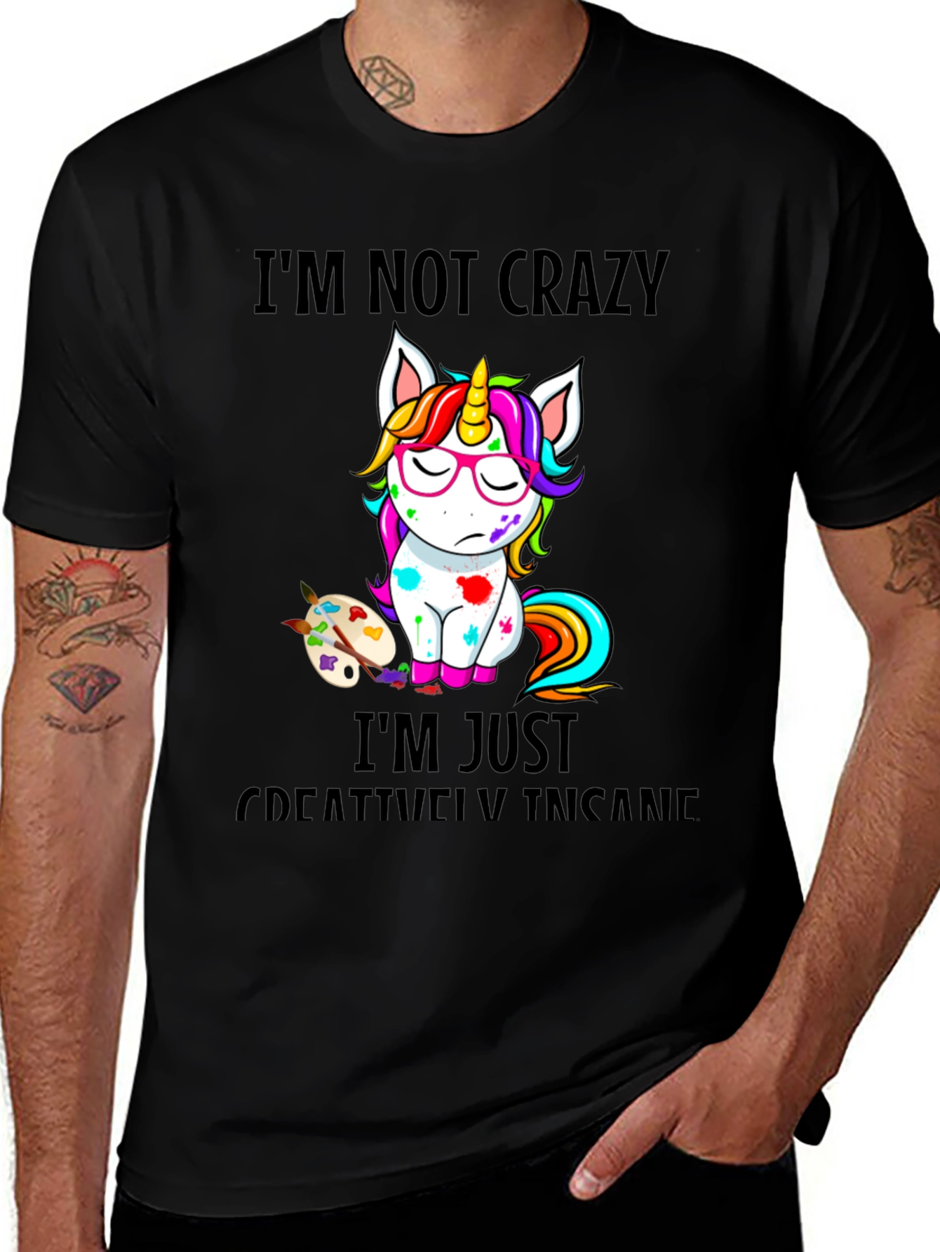Variant 17 of Crazy Creative Unicorn T-Shirt