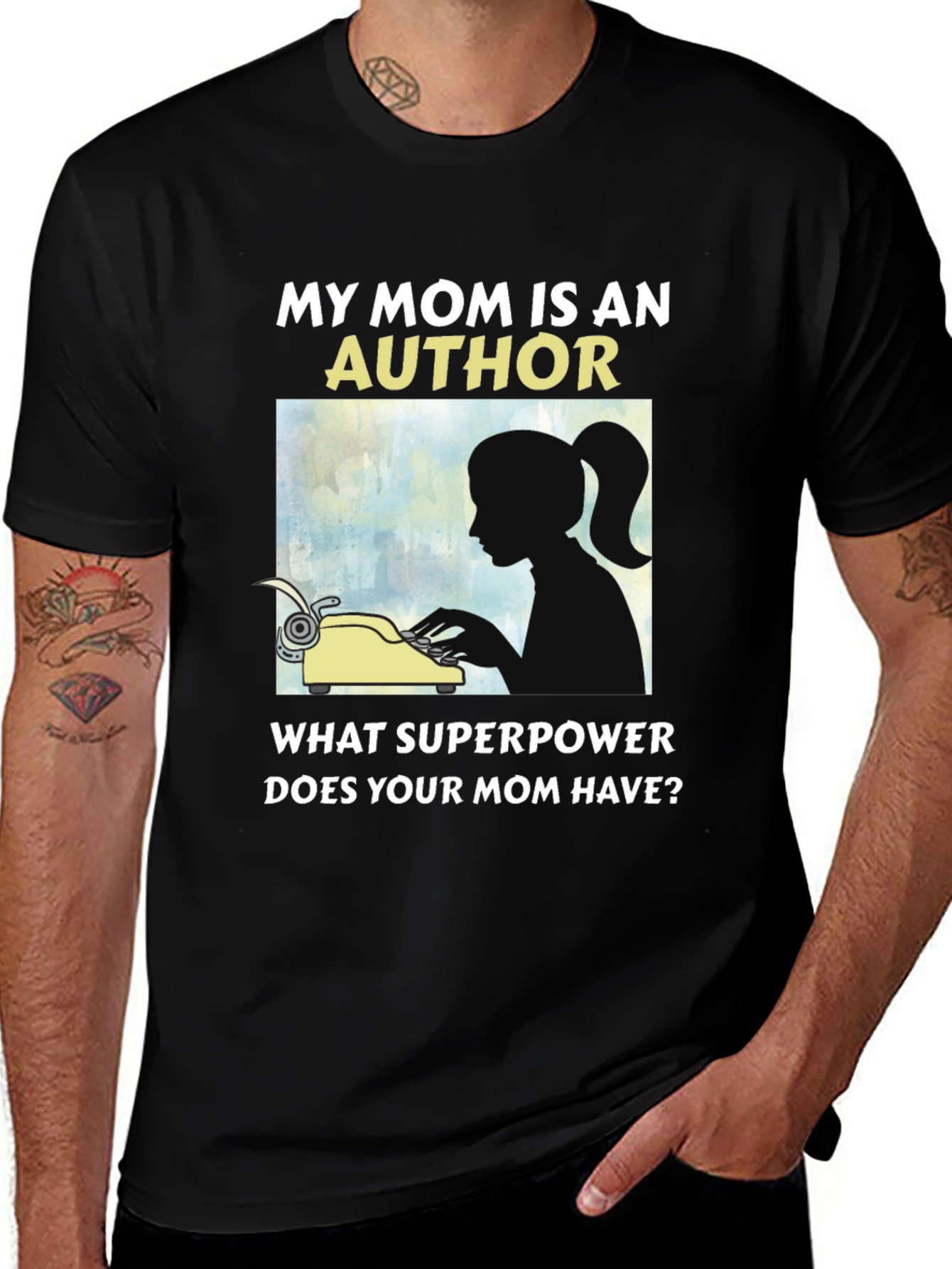 Variant 22 of My Mom is An Author T-Shirt Novelty Tee