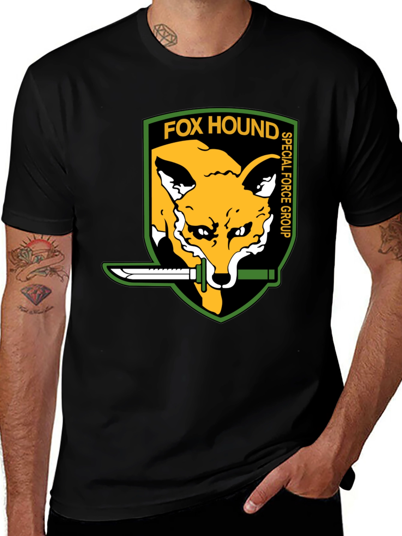 Variant 27 of FOX HOUND Special Force Group Graphic T-Shirt