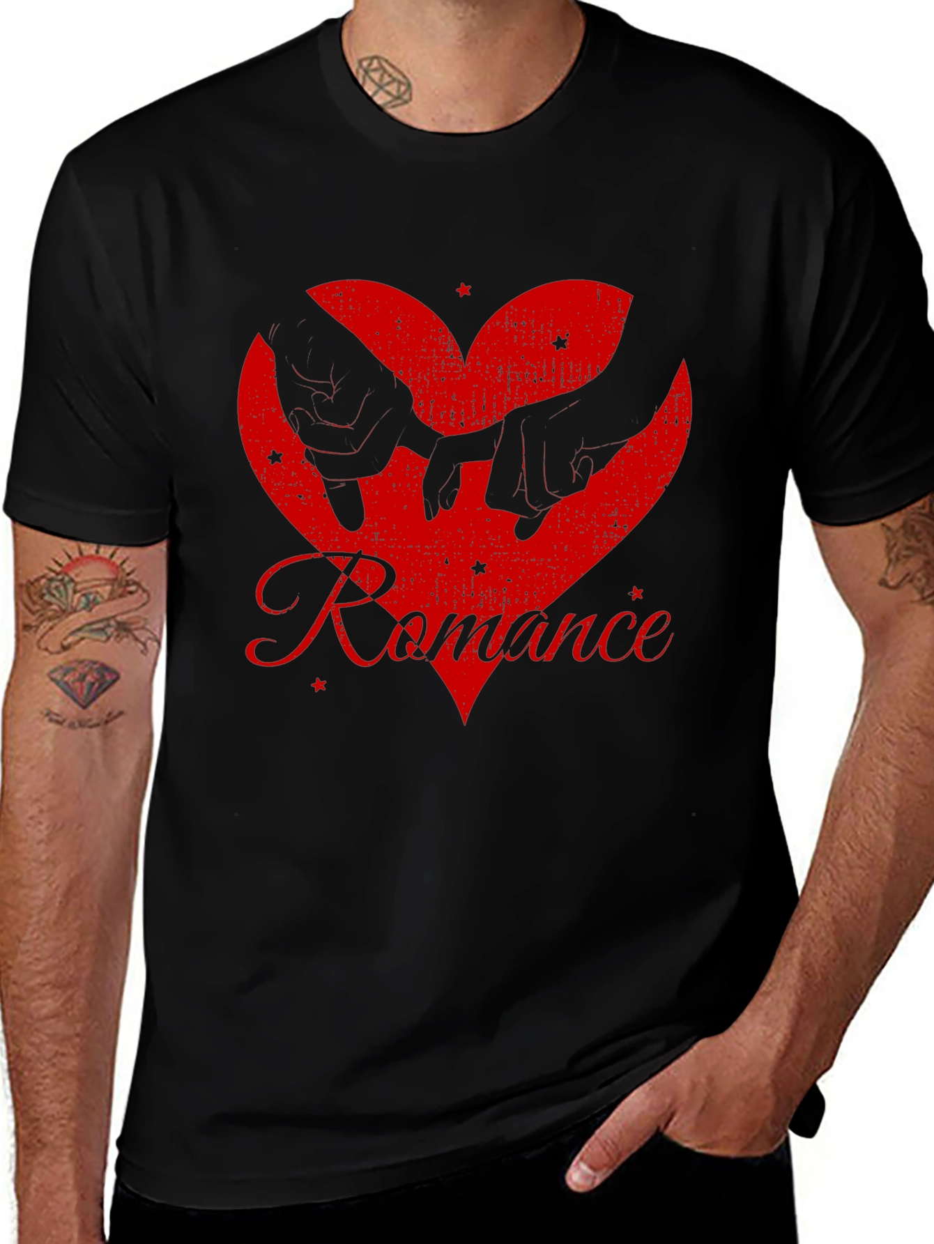 Romance Heart Graphic T-Shirt