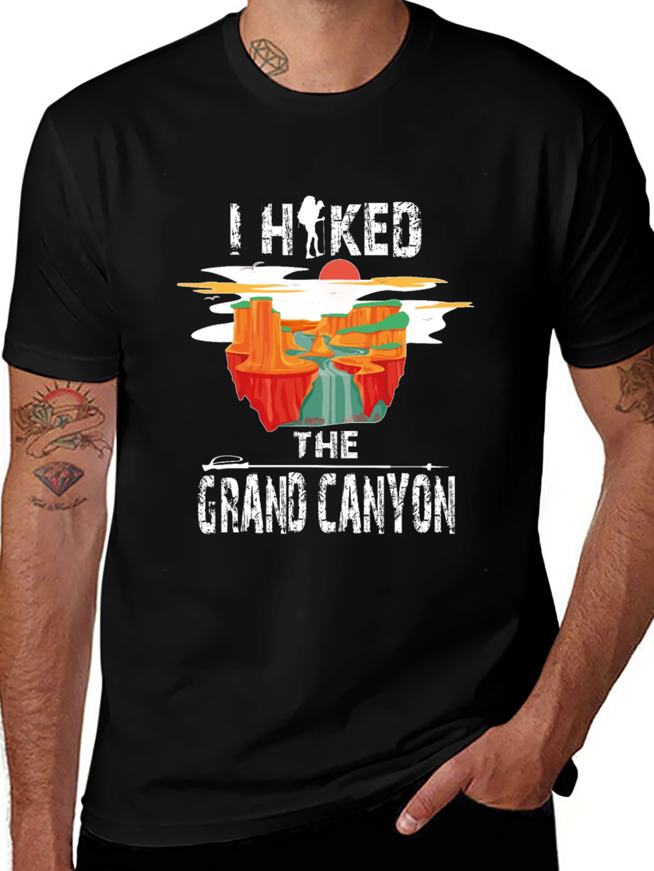 Grand Canyon Hiker T-Shirt - Adventure Tee