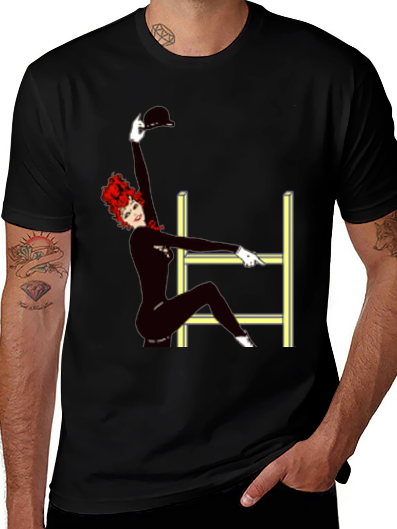 Variant 7 of Cabaret Dancer Graphic T-Shirt