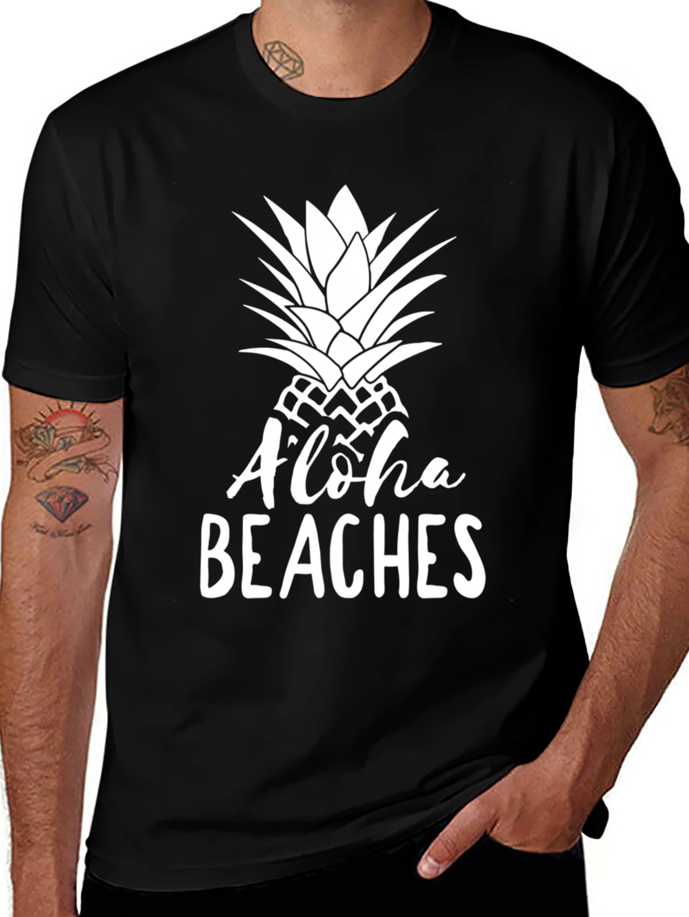 Variant 30 of Aloha Beaches Pineapple Graphic T-Shirt