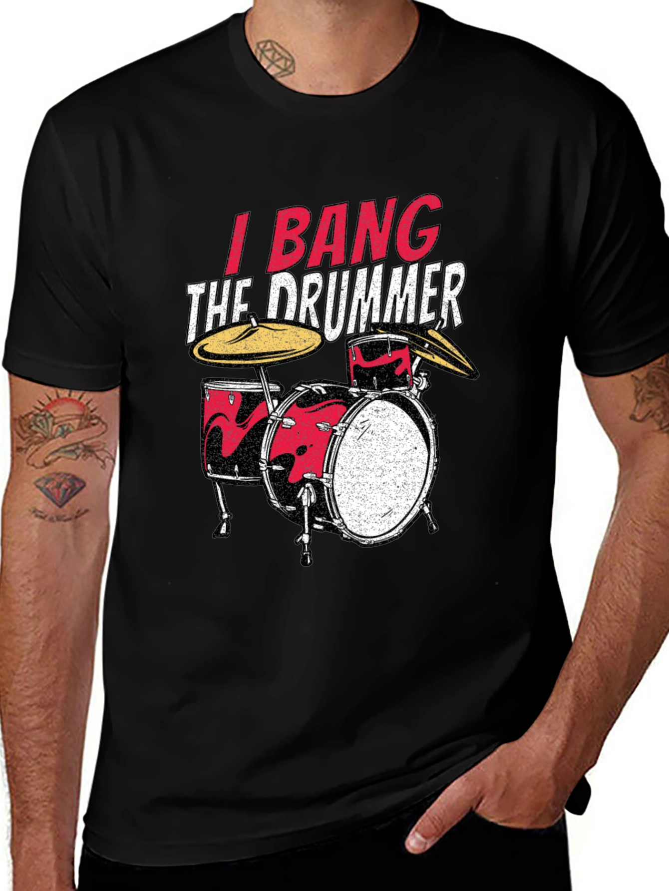 Variant 26 of I Bang The Drummer Graphic Tee