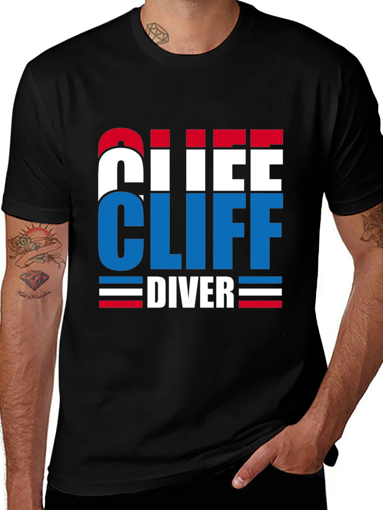 Variant 12 of Cliff Diver Graphic Tee
