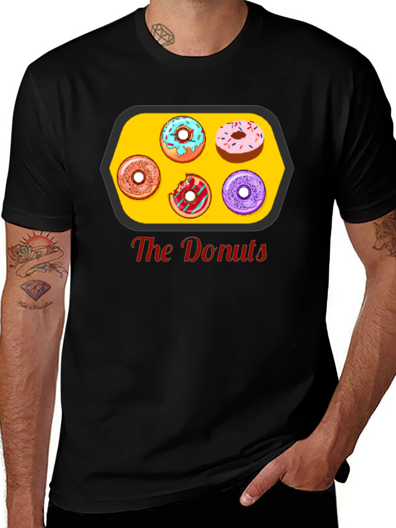 Variant 18 of The Donuts T-Shirt - Fun Foodie Tee