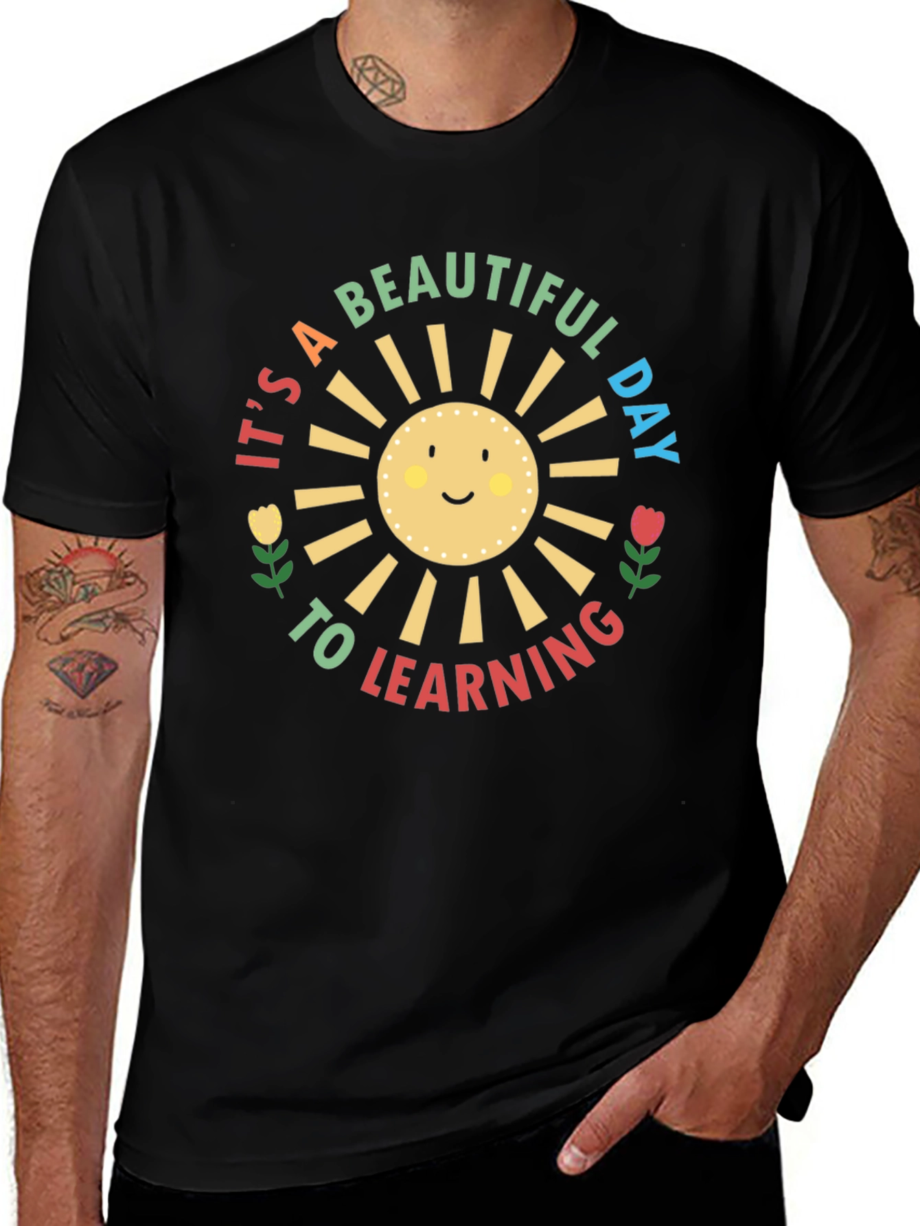 Beautiful Day To Learning Graphic Tee