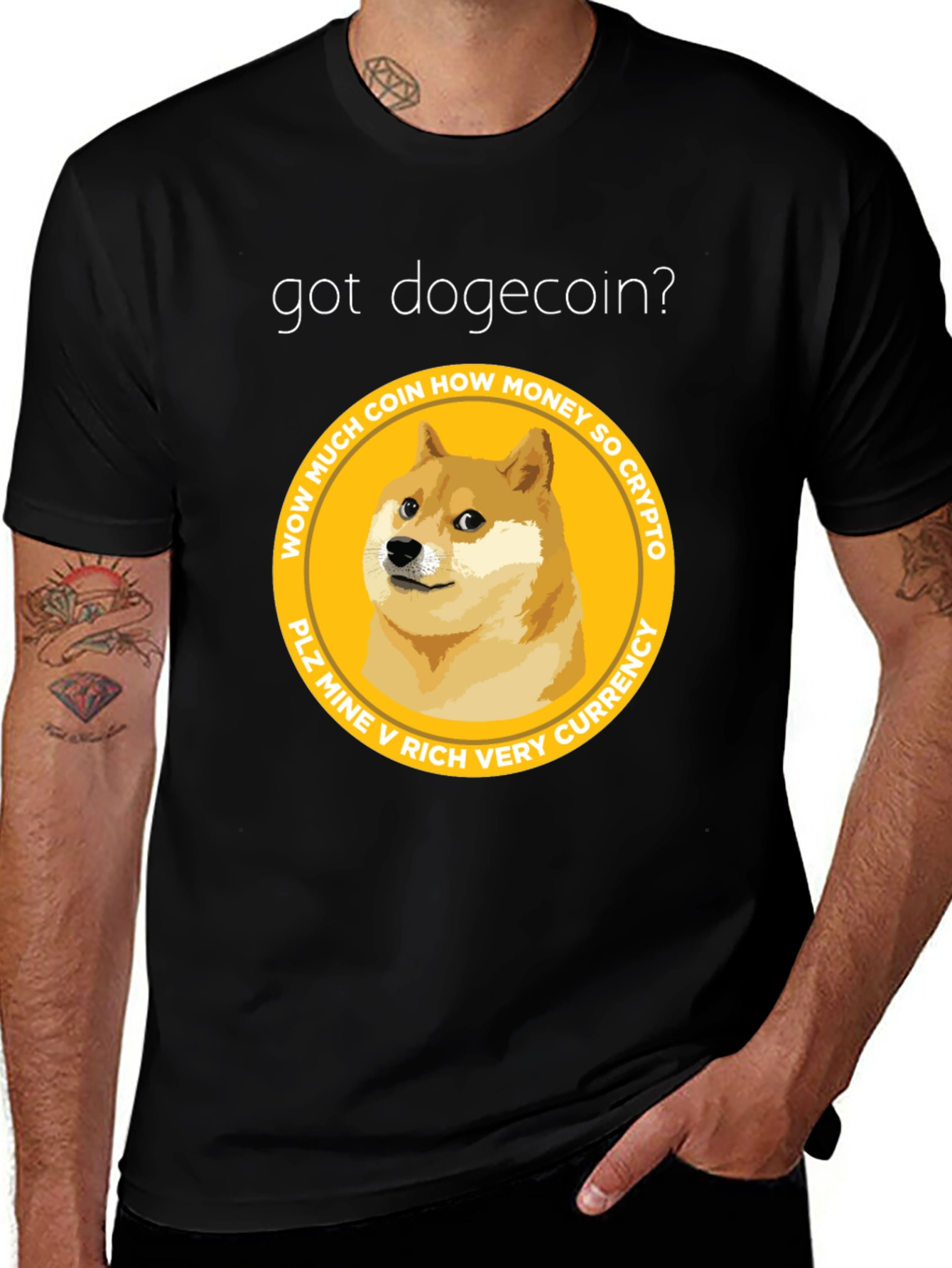 Variant 10 of Got Dogecoin? Crypto Meme T-Shirt