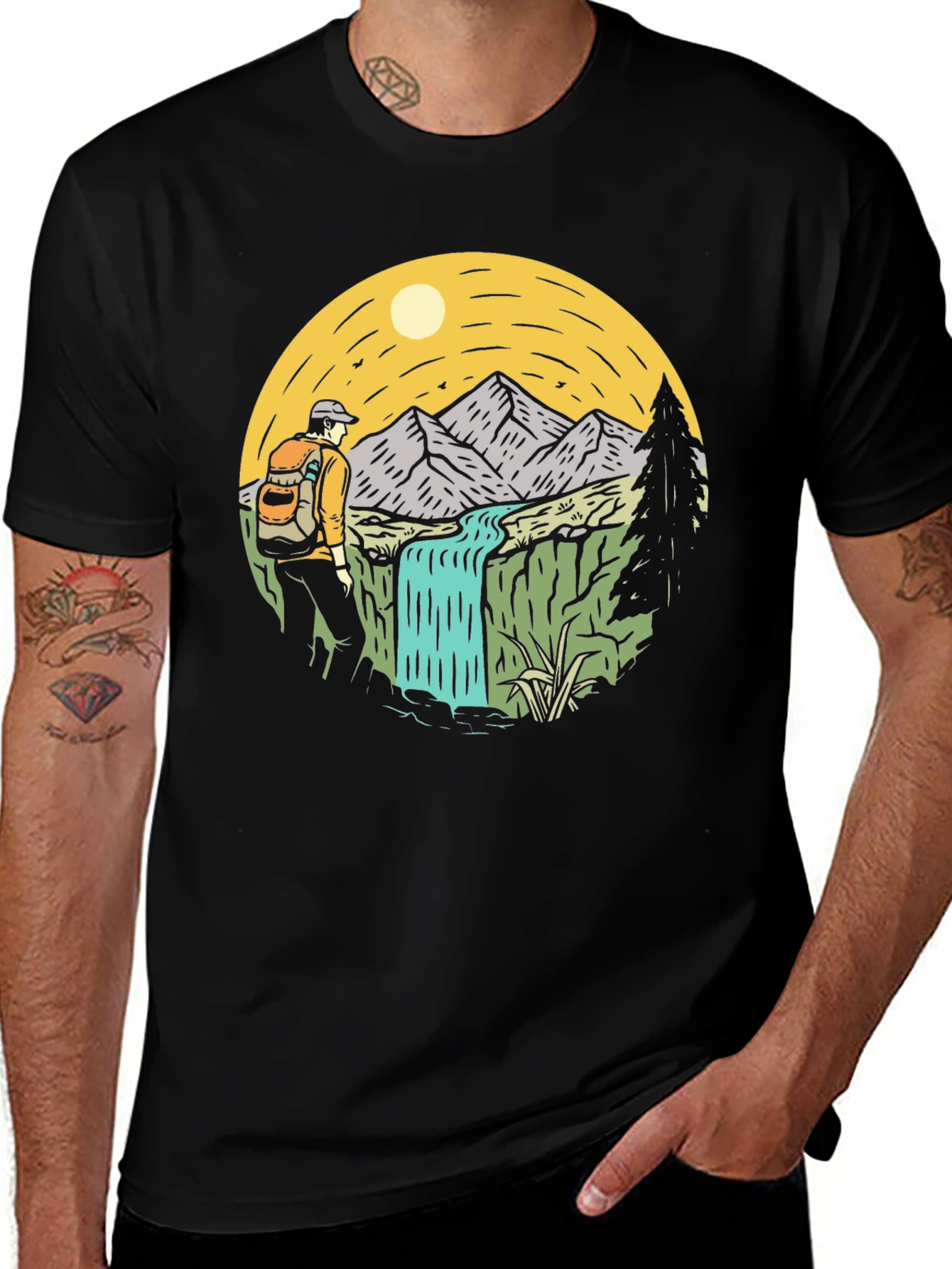 Variant 6 of Nature Hiker Graphic Tee