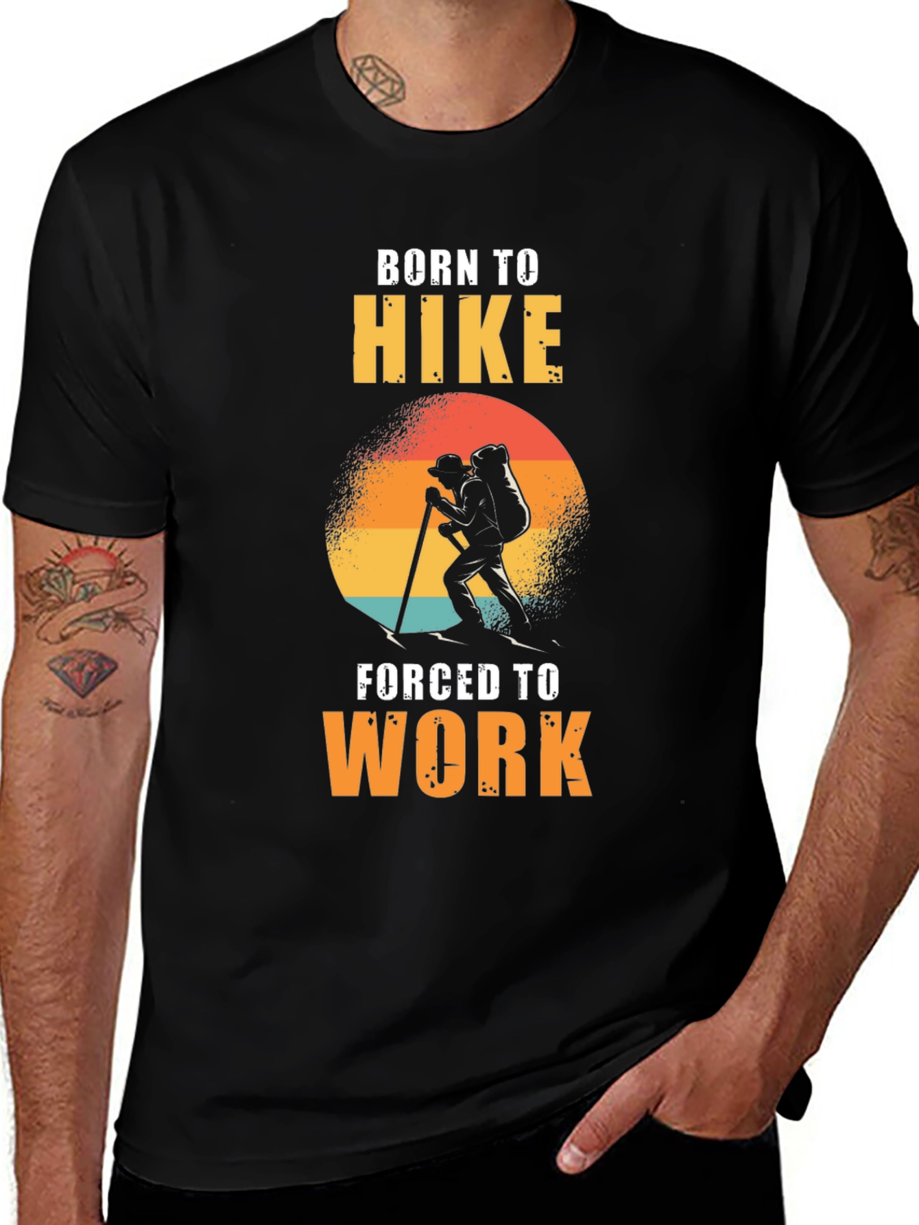 Variant 13 of Born To Hike T-Shirt