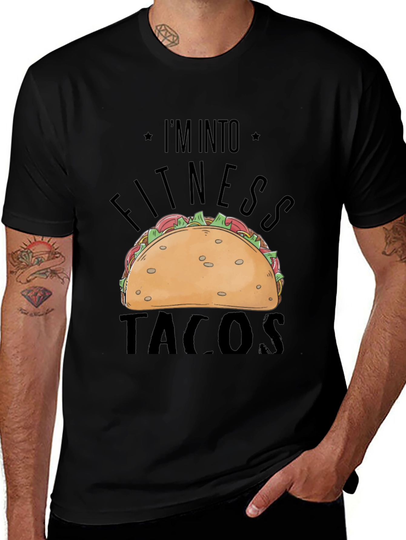 Variant 20 of I'm Into Fitness Taco T-Shirt