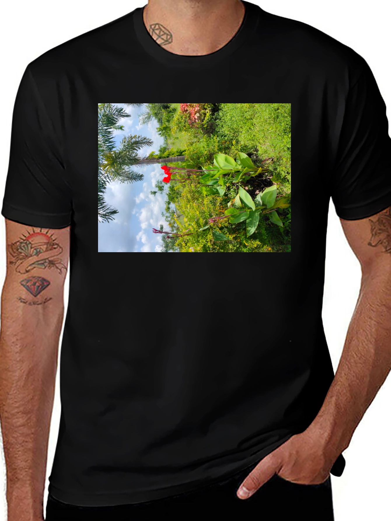 Variant 22 of Nature Scene Graphic T-Shirt